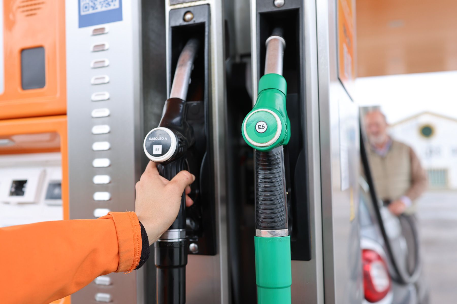 Una gasolinera en una imagen de estos días.