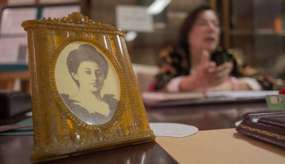 Foto de Gertrudis Martínez Otero, en el IES Coloma de Jerez, en una imagen de archivo.