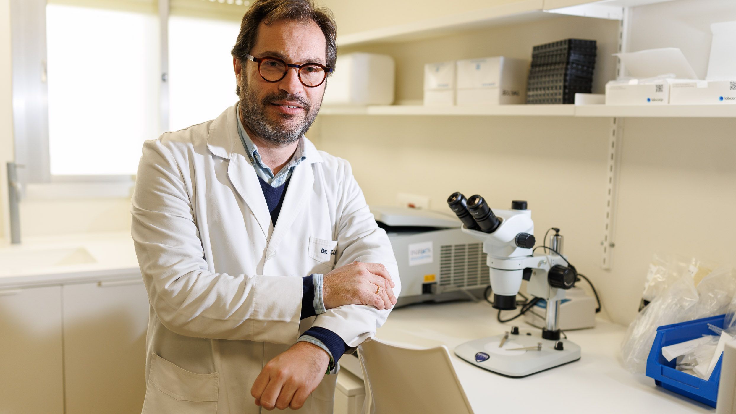 El doctor Jesús Corral, en el Hospital de Jerez.