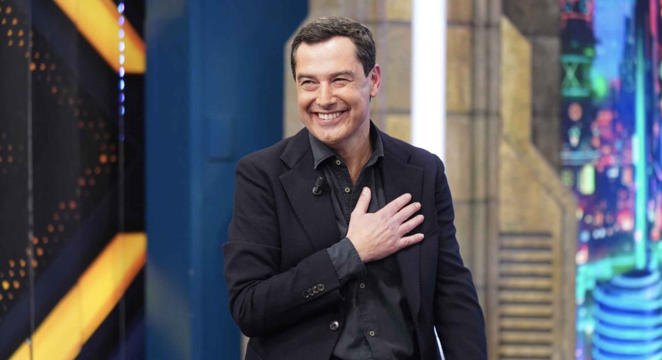 Juanma Moreno, en su visita a El Hormiguero.