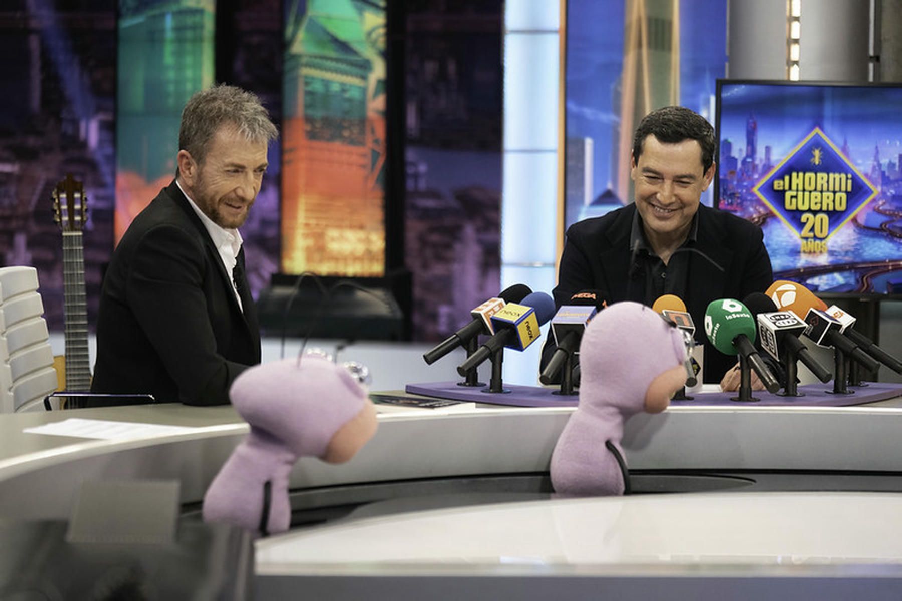 Juanma Moreno, en El Hormiguero.