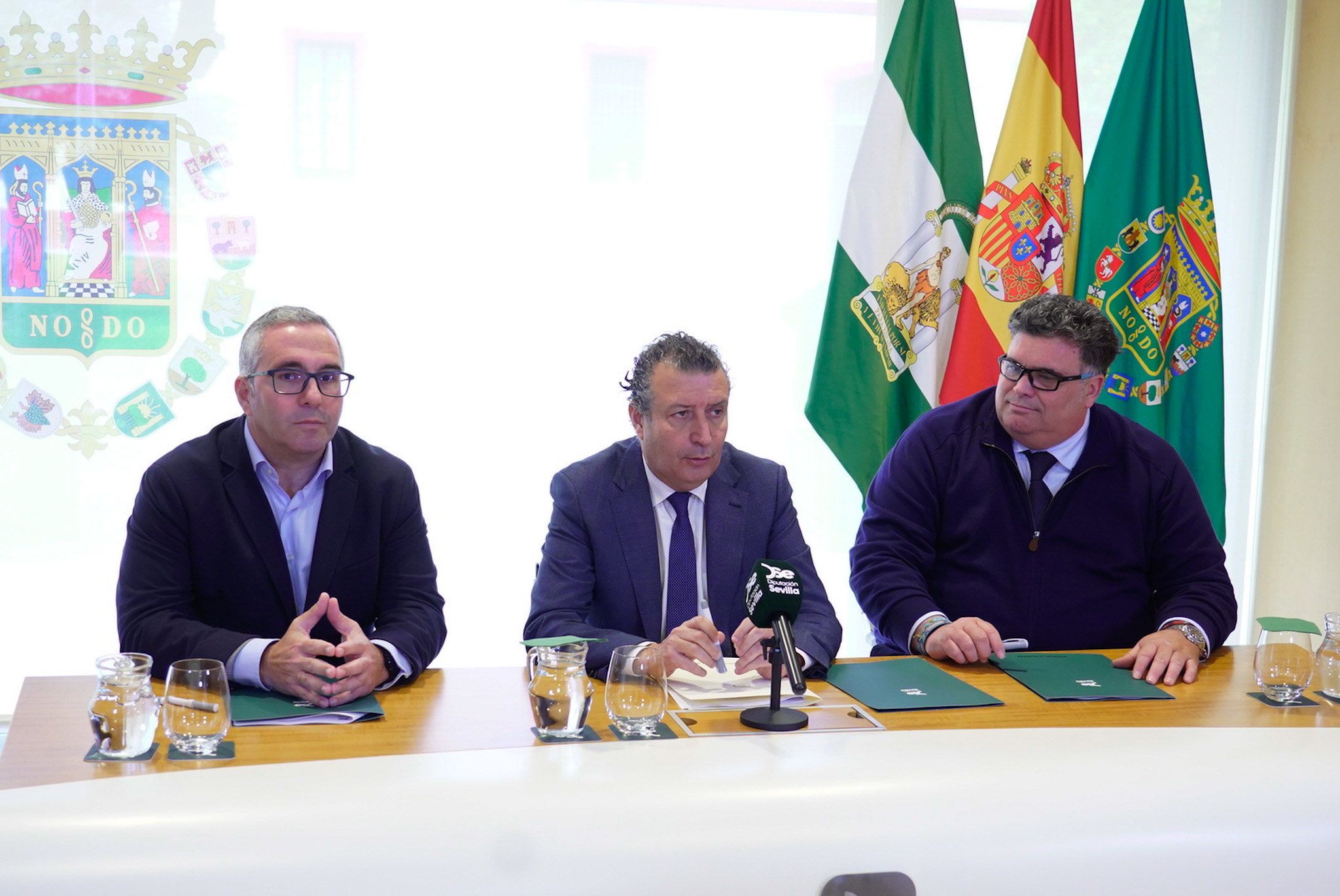 La rueda de prensa, este miércoles.