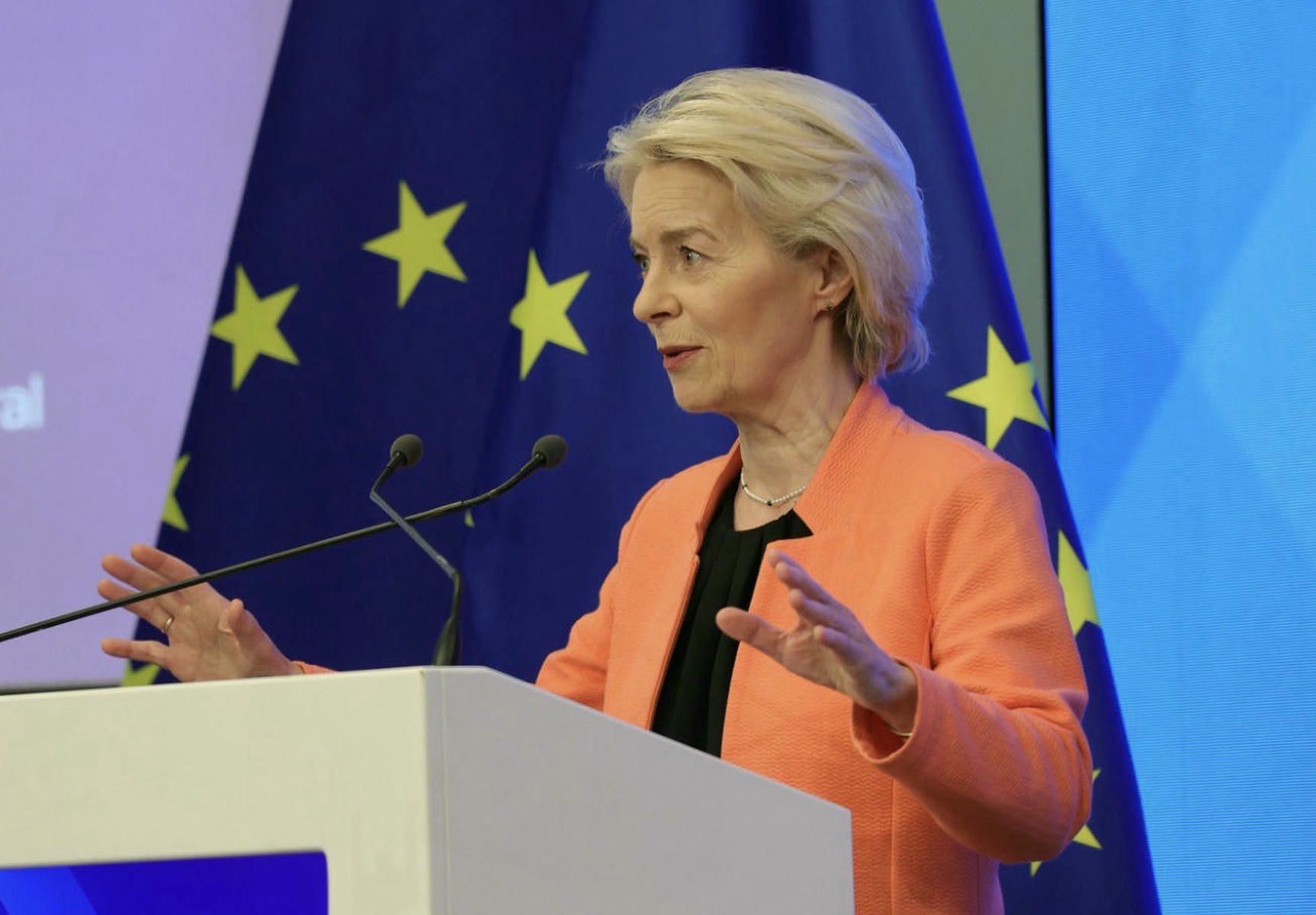Ursula von der Leyen, presidenta de la Comisión Europea.