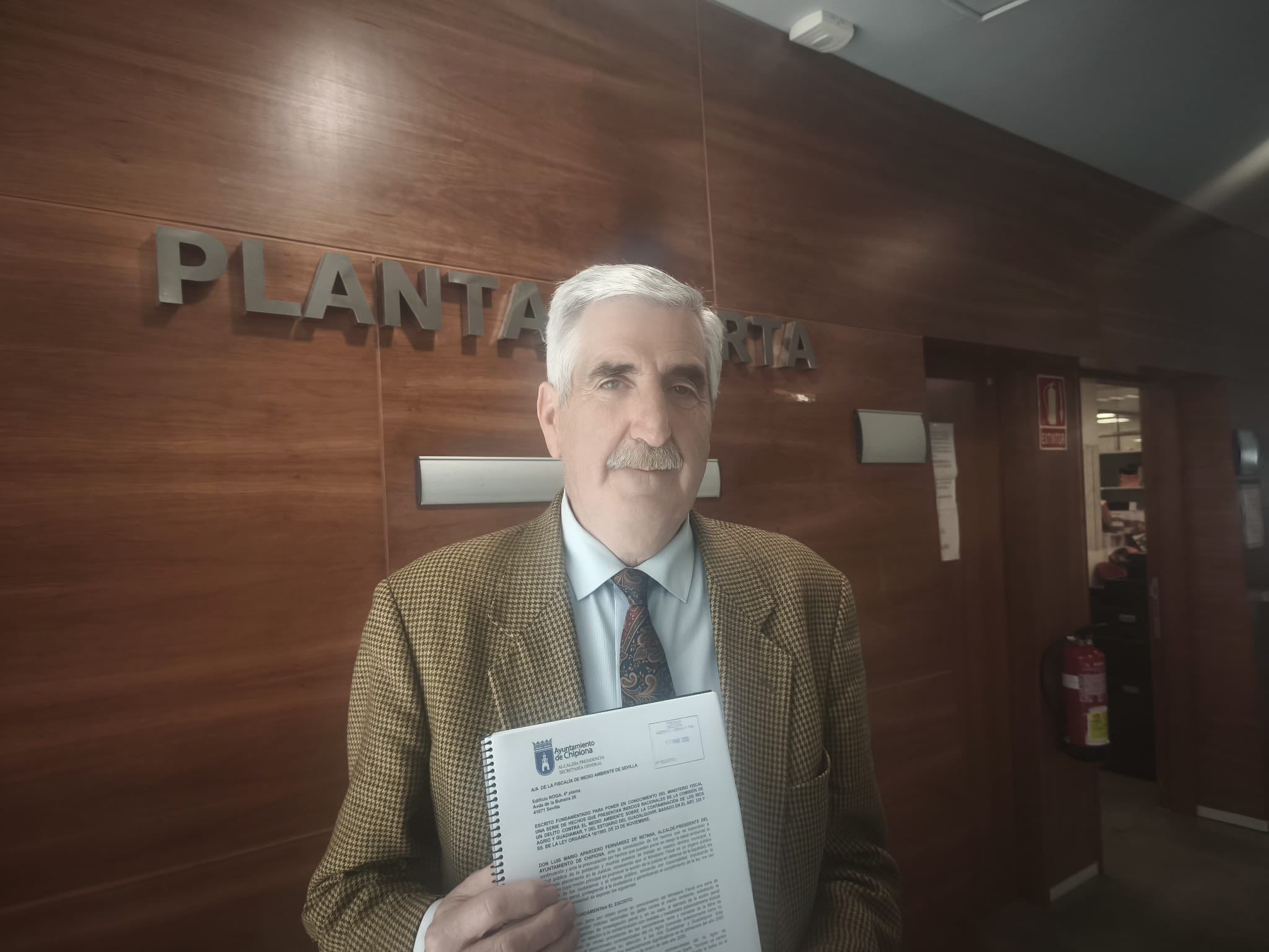 Luis Mario Aparcero, alcalde de Chipiona.