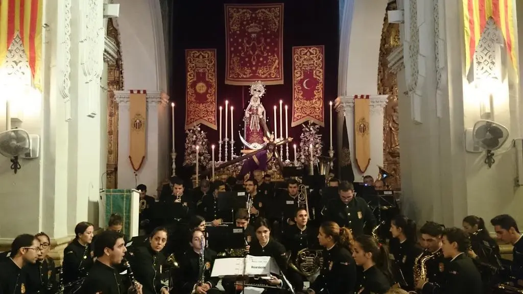 La Banda Municipal de Gerena en un concierto ofrecido en San Lucas. 