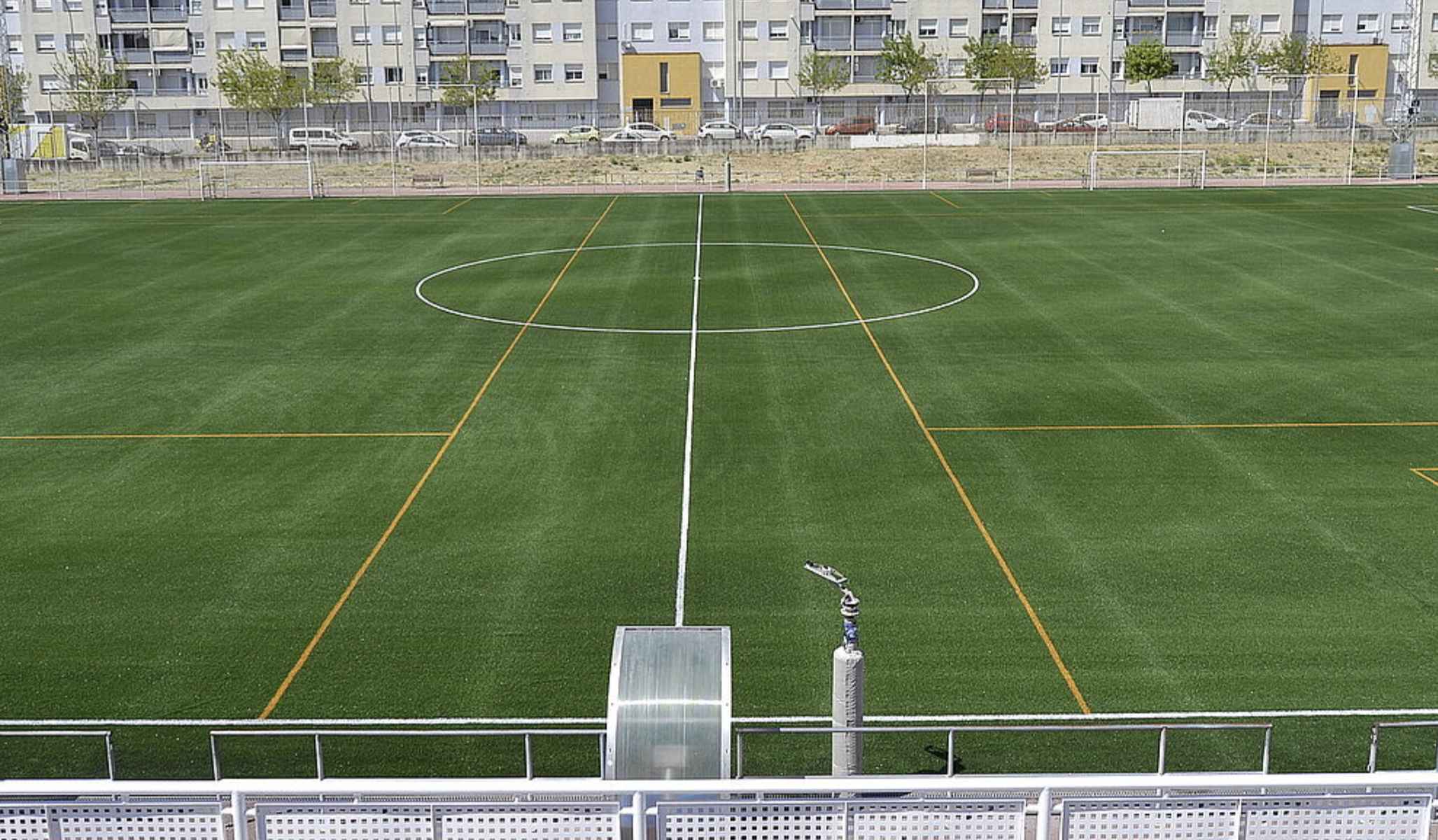 Instalaciones deportivas de La Granja donde ocurrió el violento incidente.