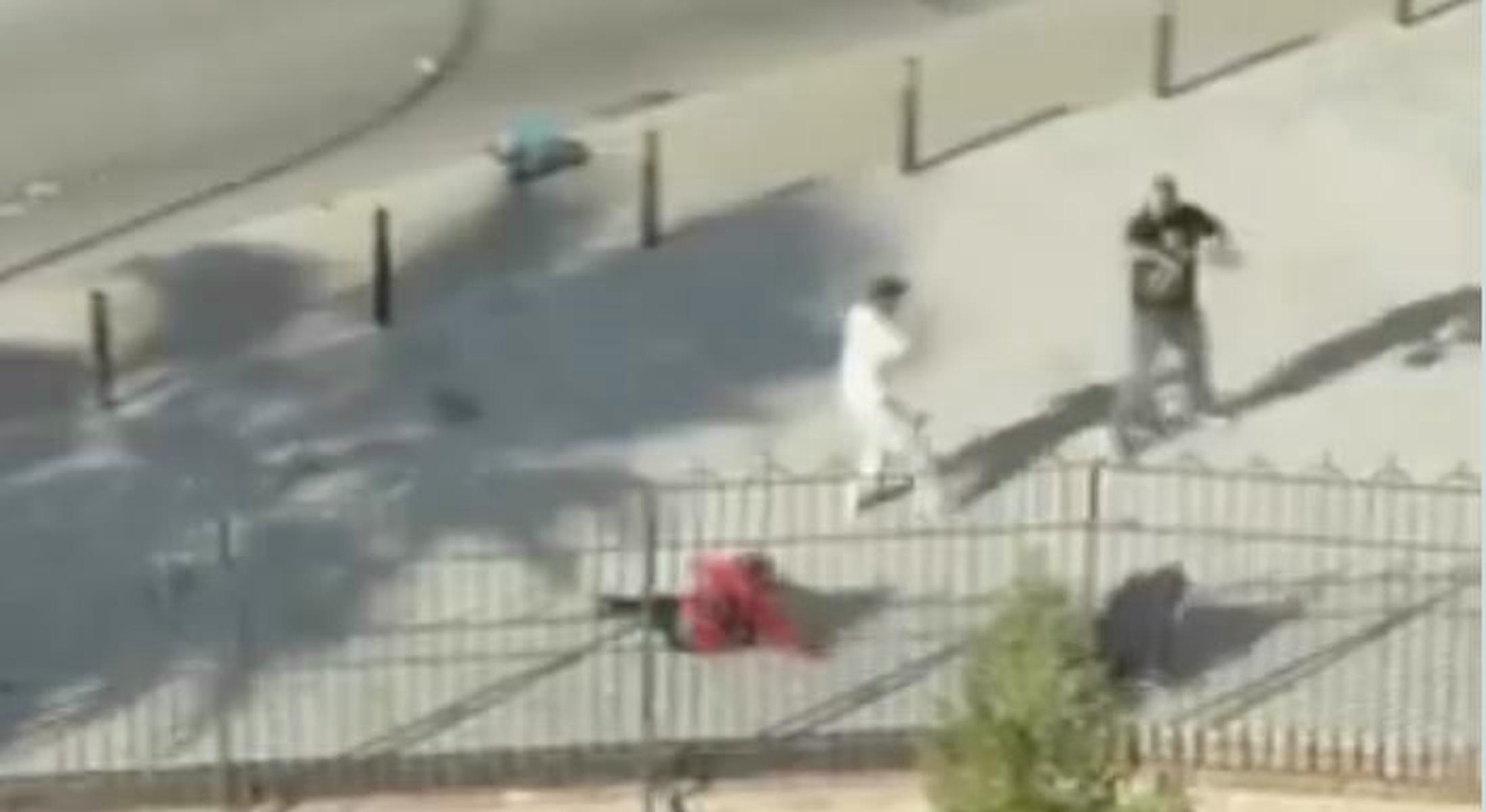 Pelea a plena luz del día en Cerro-Amate.