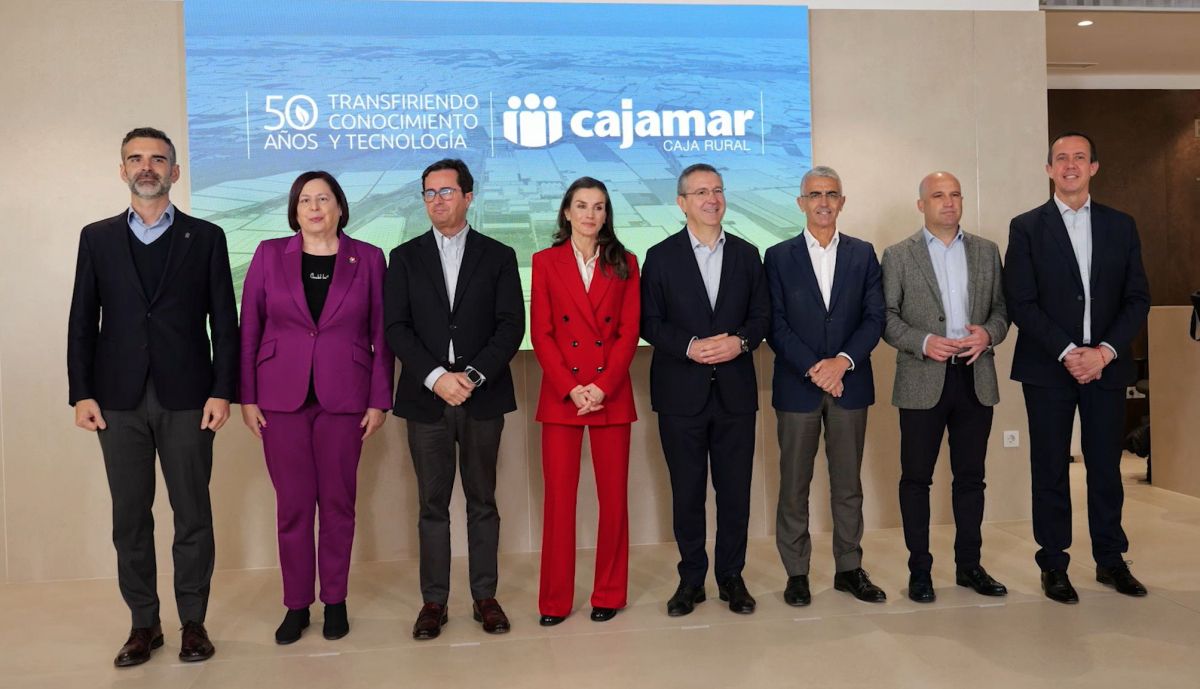 Visita de la reina Letizia a la Estación Experimental Cajamar ‘Las Palmerillas’ en Almería