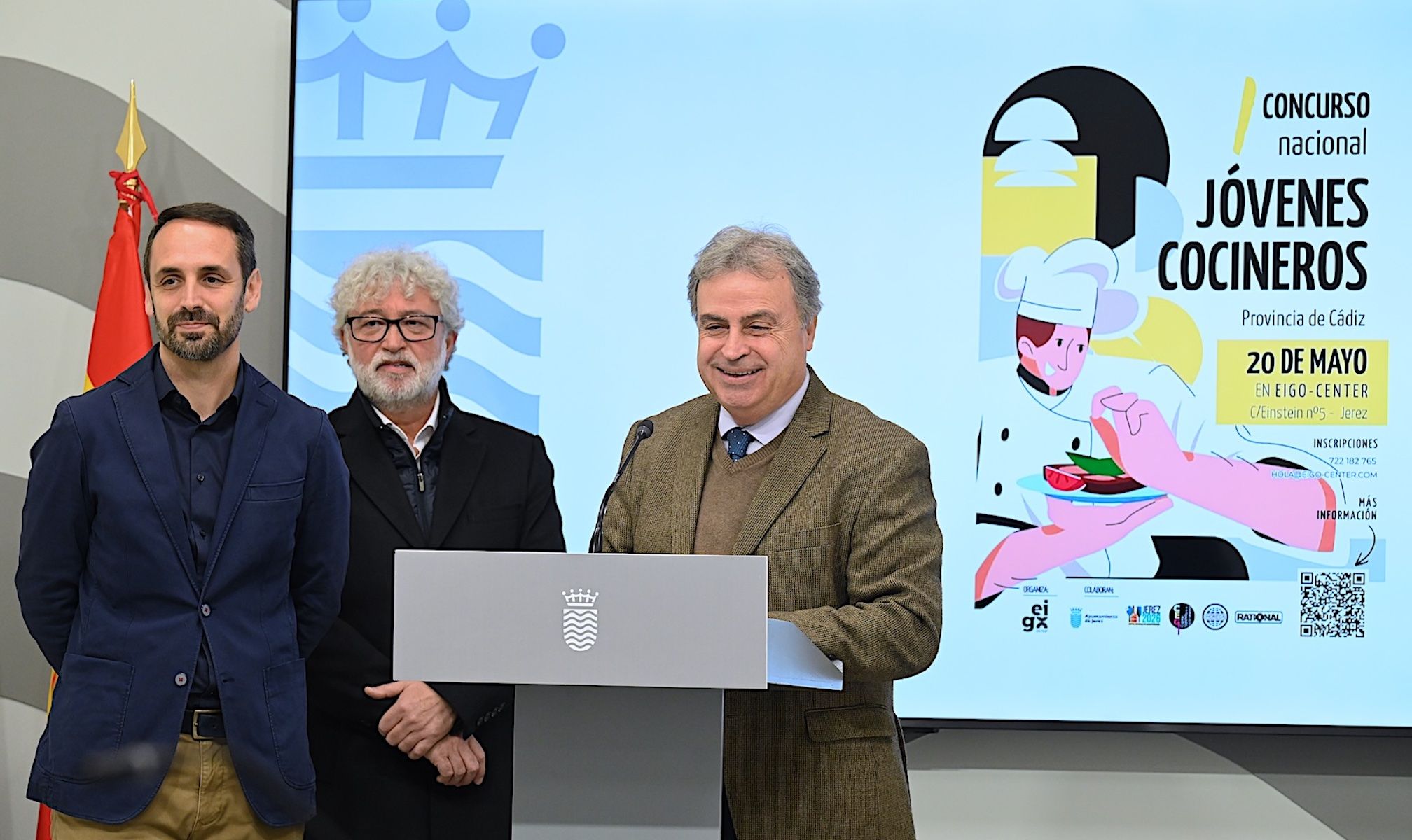 Presentación del I Concurso Nacional Jóvenes Cocineros, cuya final se celebrará en Jerez.