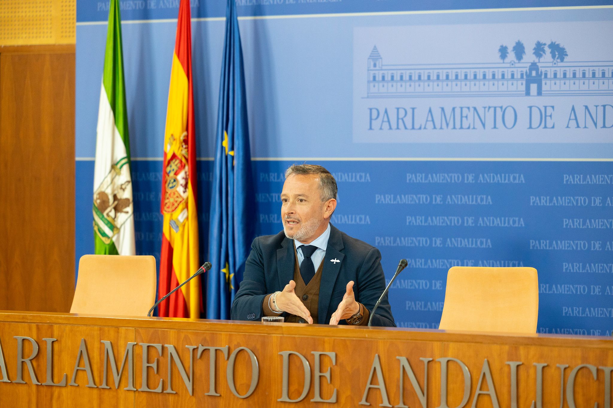 Rafael Recio, en rueda de prensa.