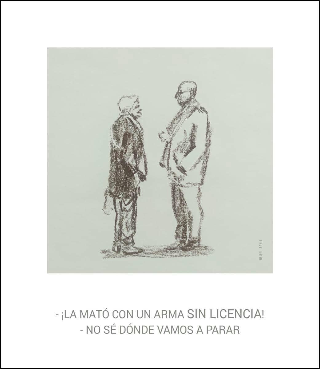 'Violencia de género', viñeta de Miguel Parra.