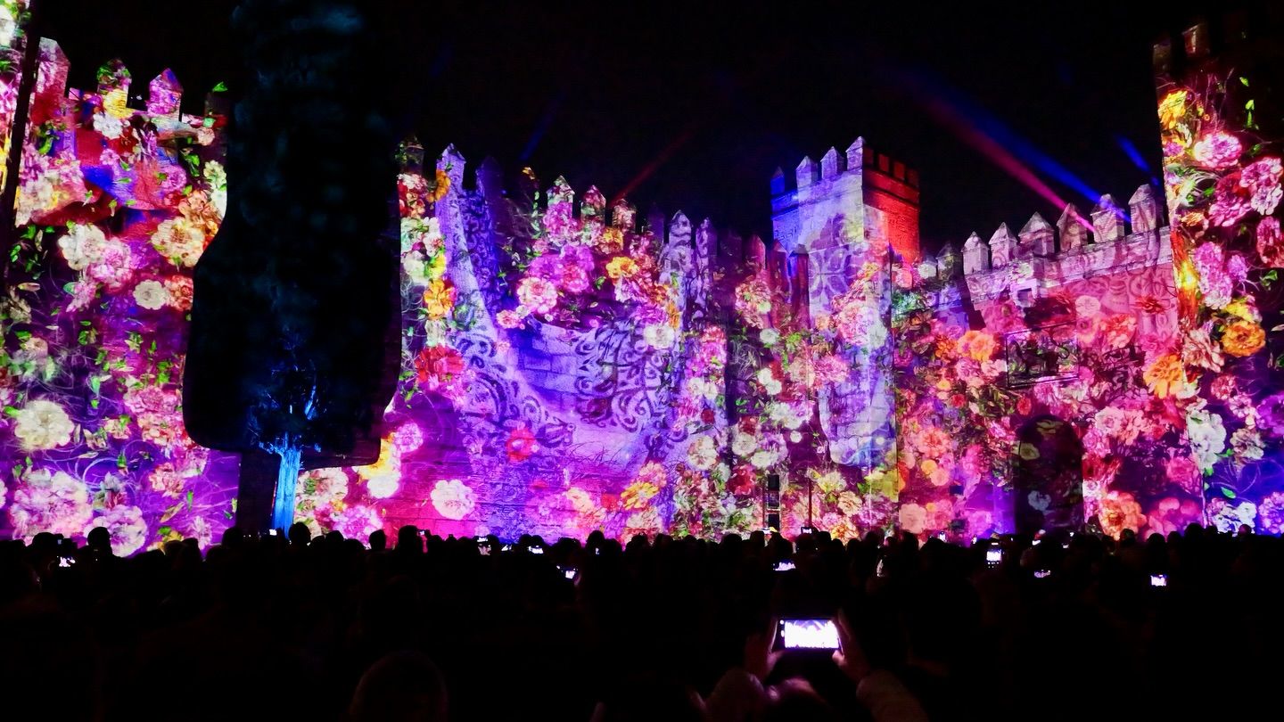 Videomapping por el 500 aniversario de la boda de Carlos V e Isabel de Portugal en Sevilla.