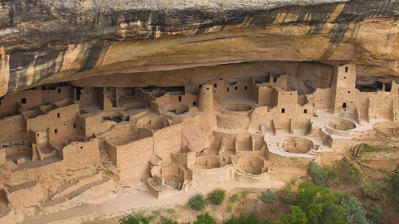 Los 4 mejores yacimientos indígenas en Estados Unidos. Vista de Mesa Verde, en Colorado.