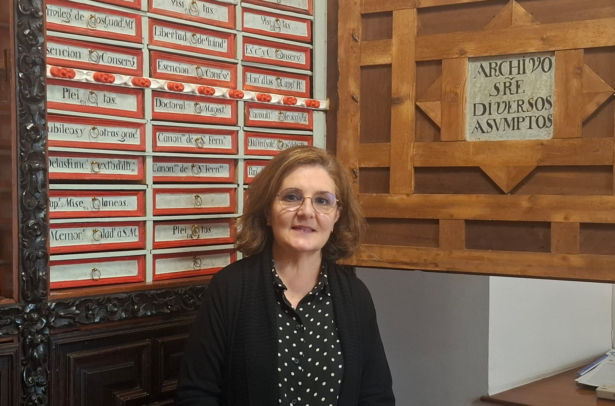 Isabel González Ferrín, ha sido elegida secretaria de la Asociación de Archiveros de la Iglesia en España.