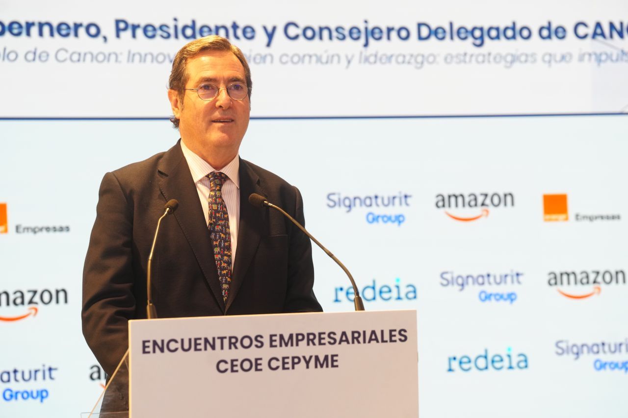 El presidente de la CEO, Antonio Garamendi.