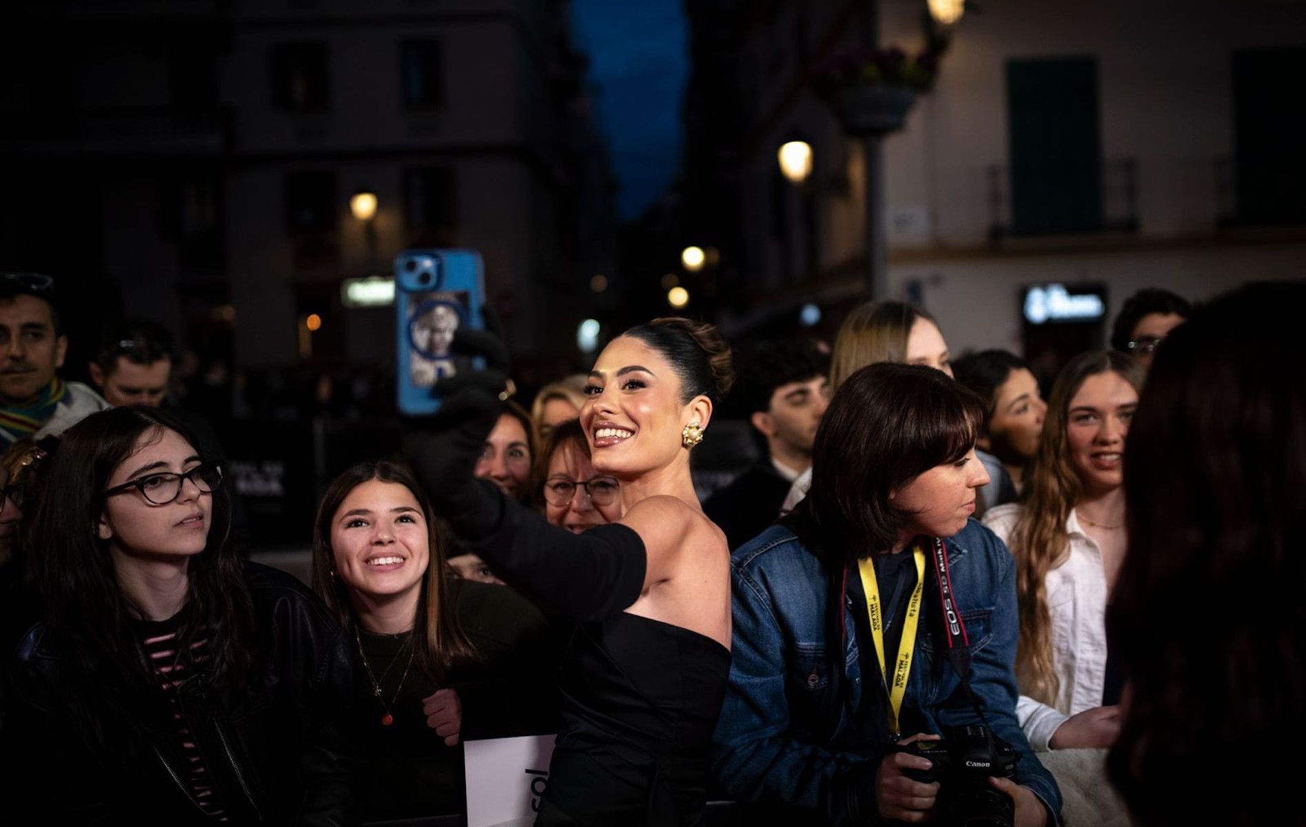 Alfombra roja en el Festival de Málaga.