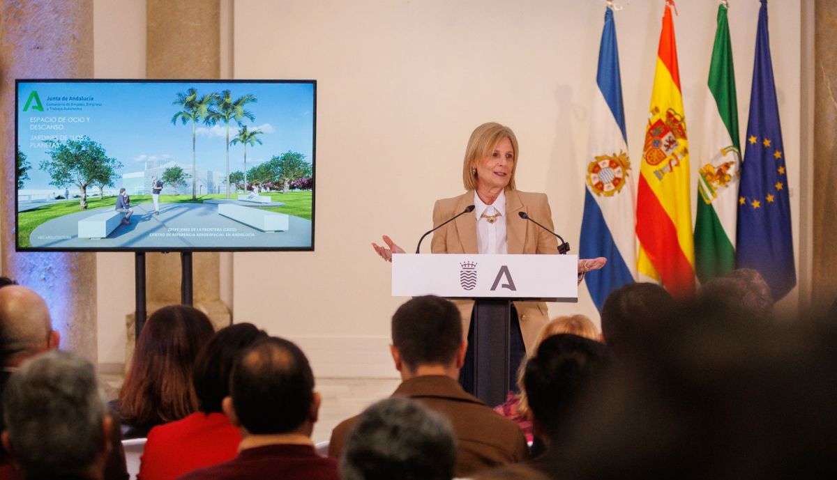 ROCIO BLANCO CONSEJERA DE EMPLEO CENTRO DE REFERENCIA AEROESPACIAL SAN JUAN DE DIOS 