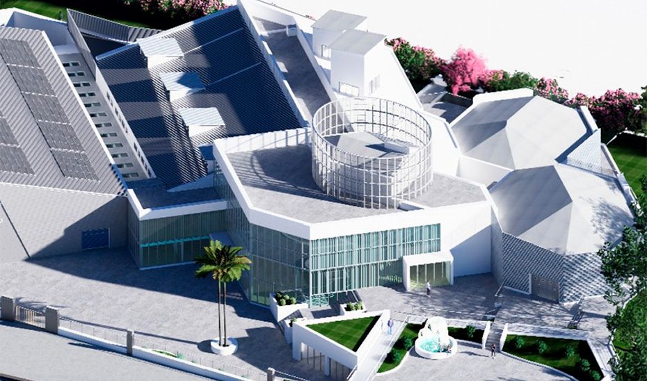 Detalle del proyecto del futuro centro de formación aeroespacial de Jerez.