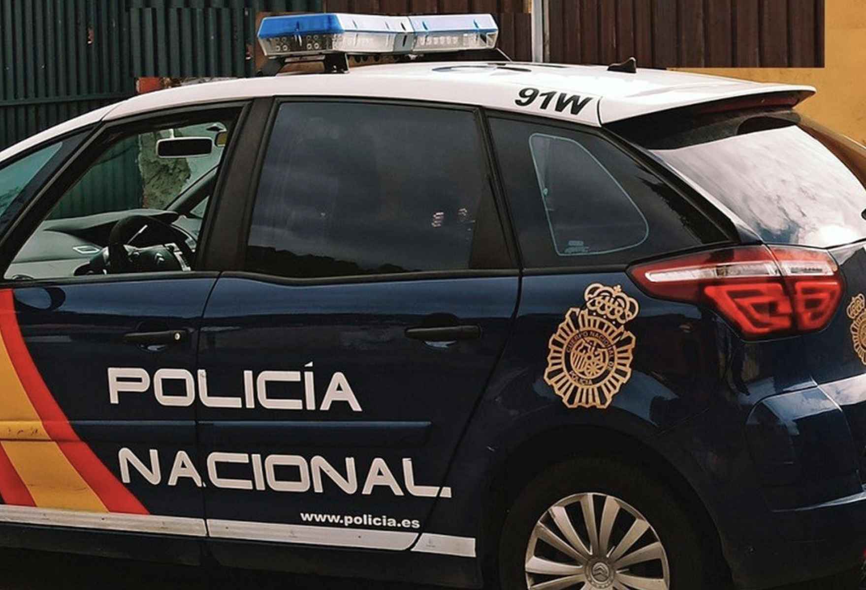 Un coche de la Policía Nacional.