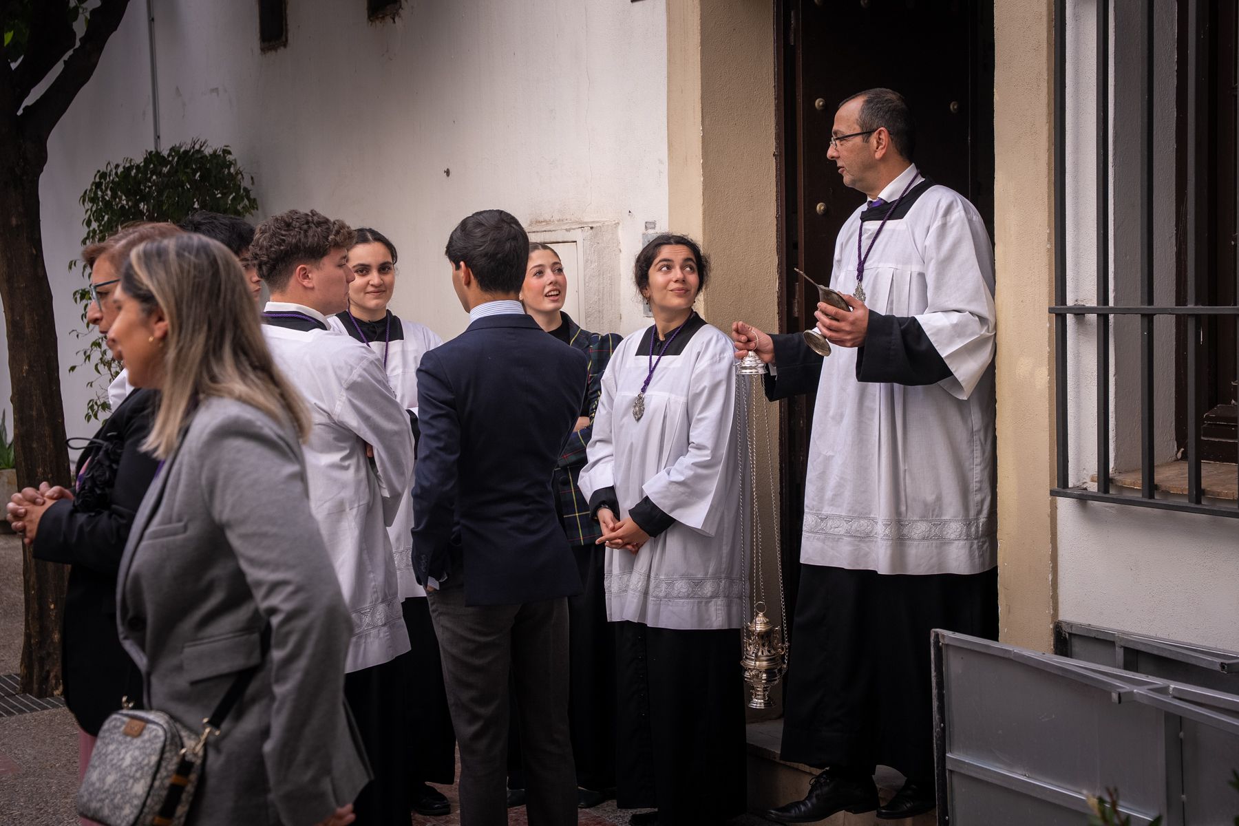Acólitos en San Juan de Letrán. 