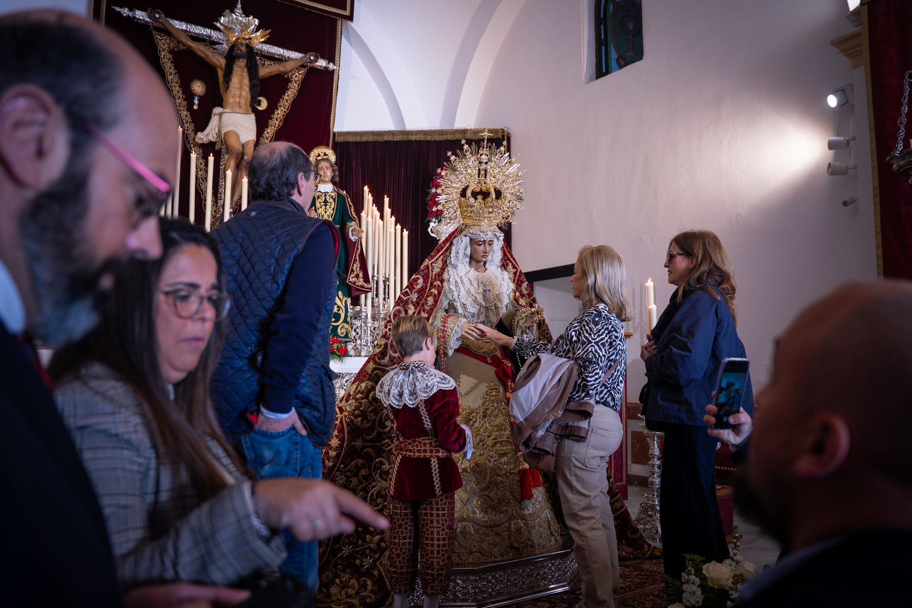La Virgen del Valle Coronada en San Telmo. 