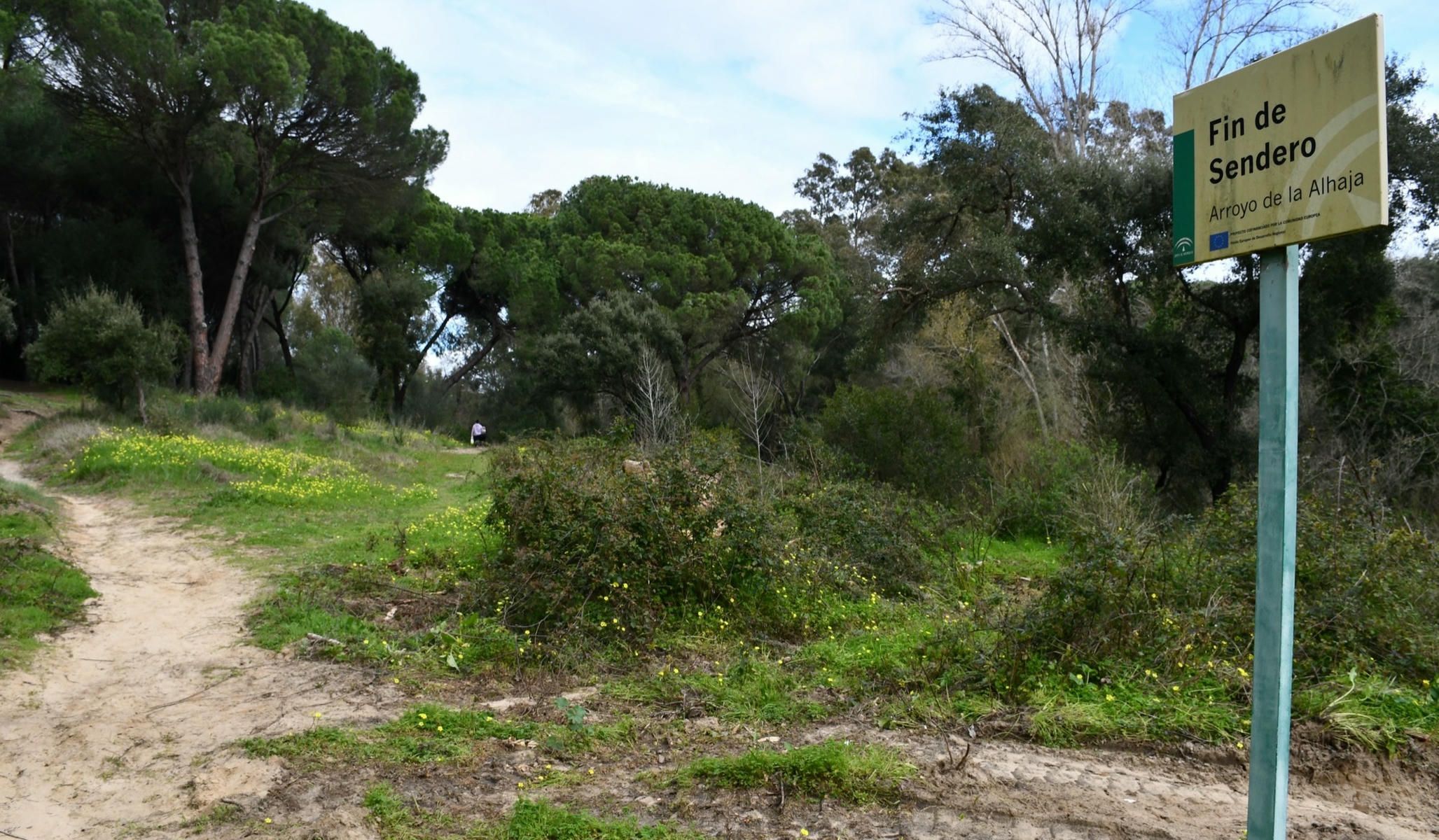 Fin del sendero Arroyo de la Alhaja