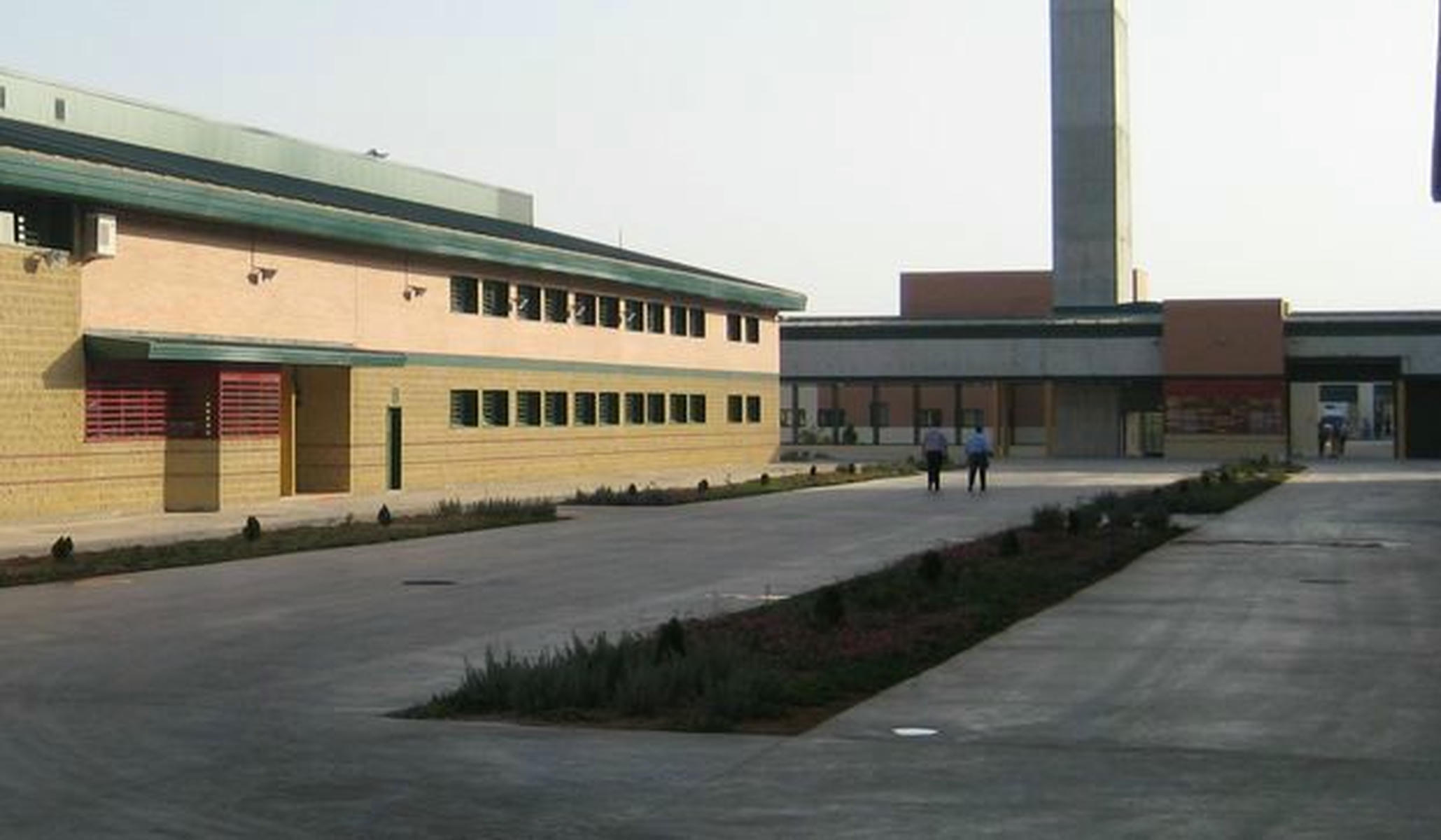 Patio interior del Centro Penitenciario de Sevilla II