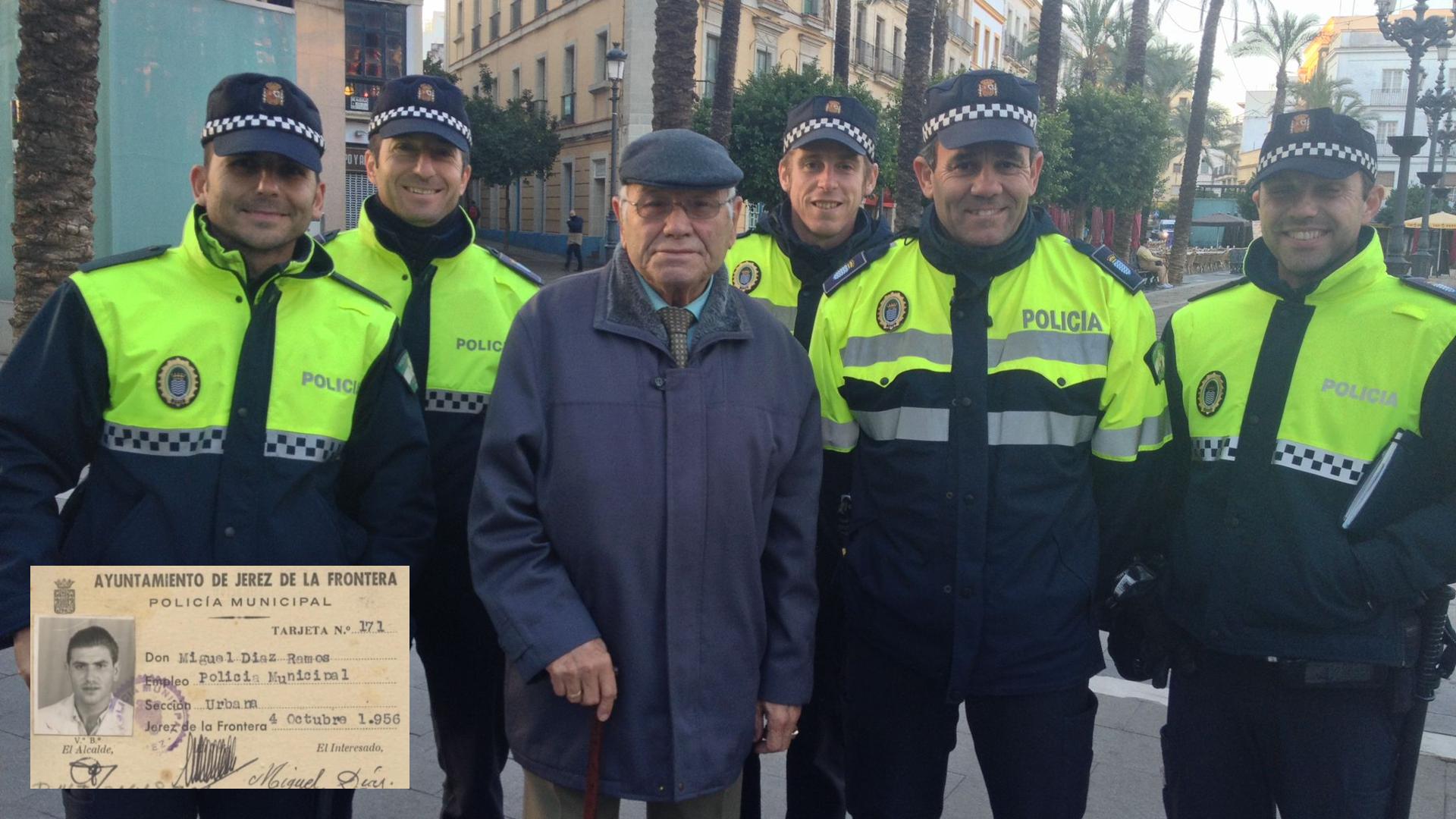 La Policía Local de Jerez despide a Miguel Díaz. La Policía Local de Jerez despide a Miguel Díaz.