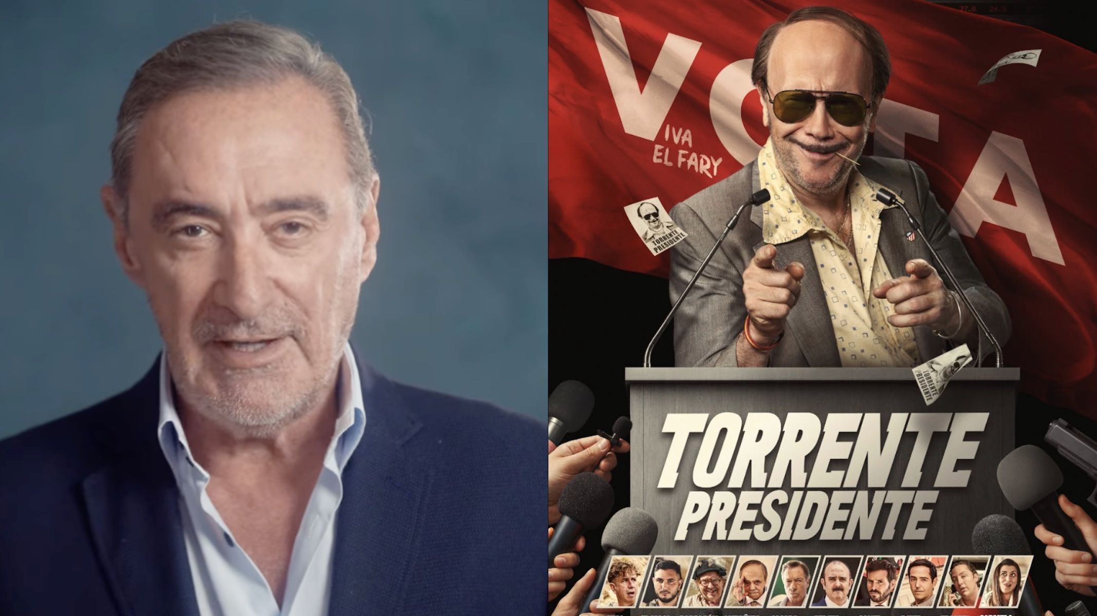 Carlos Herrera se pronuncia sobre su actuación en 'Torrente, presidente'. Carlos Herrera se pronuncia sobre su actuación en 'Torrente, presidente'.