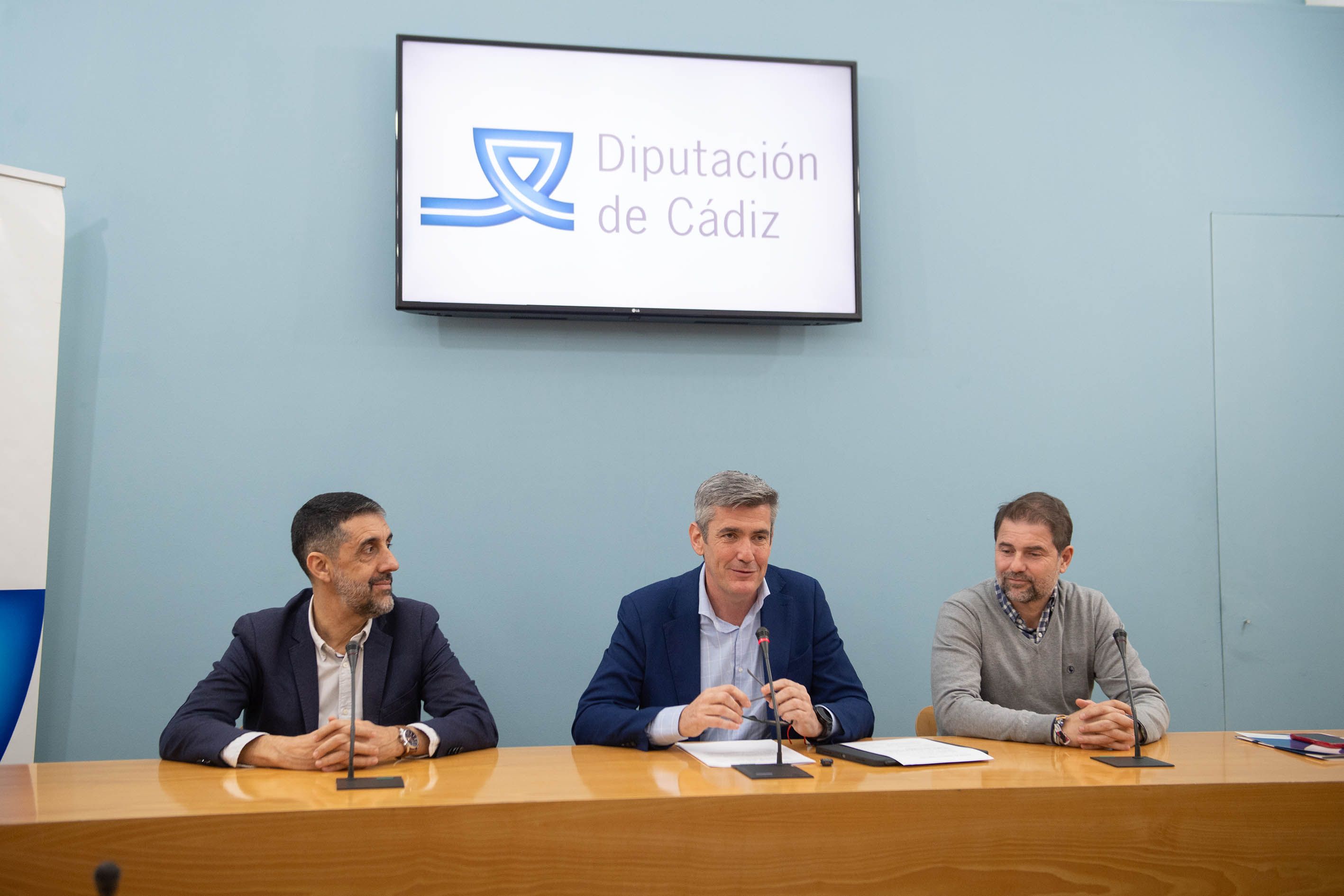 El vicepresidente quinto de Diputación Sebastián Hidalgo, expone los resultados de 2025.
