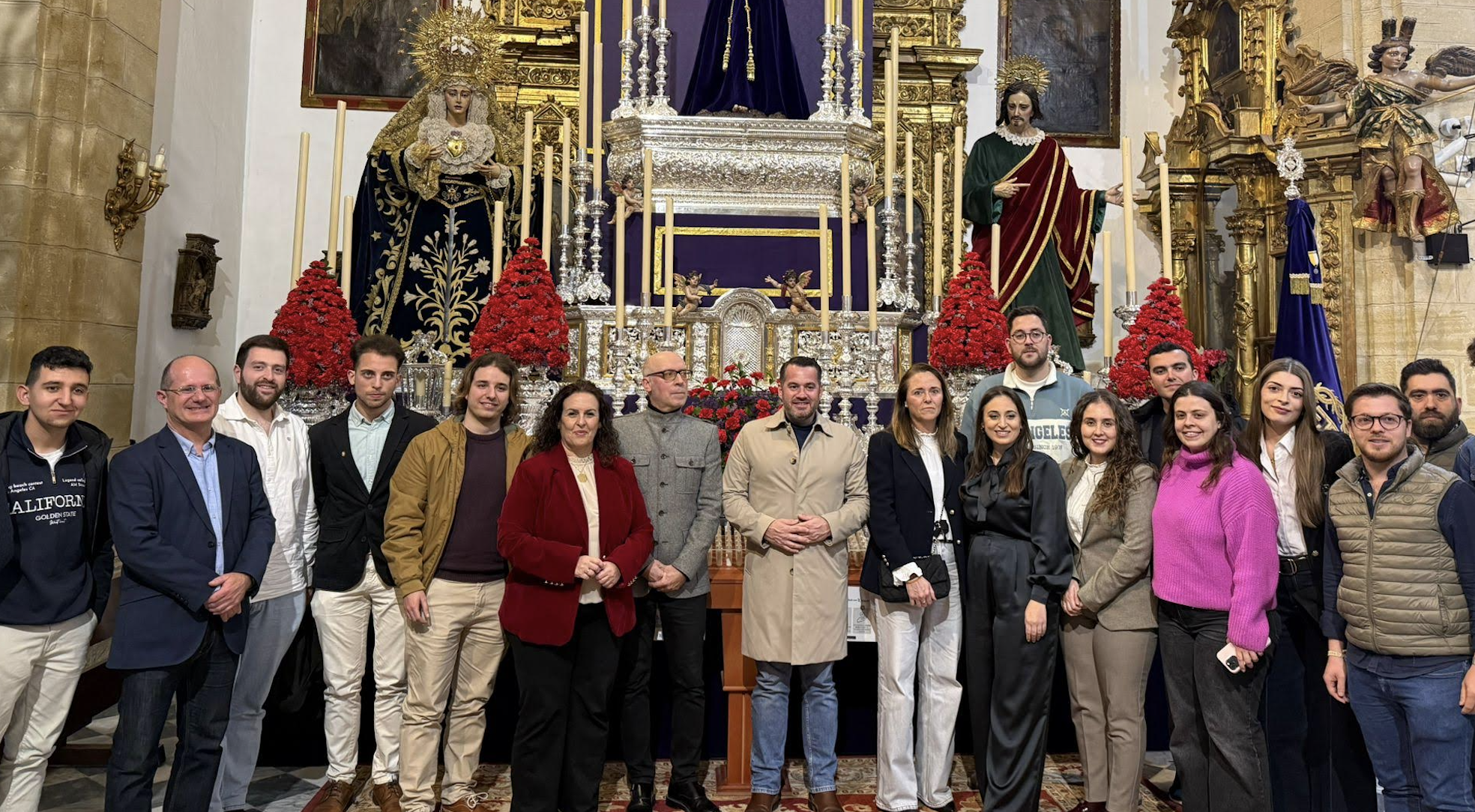 Participantes en el Foro Cofrade de Nuevas Generaciones celebrado en Chiclana. Participantes en el Foro Cofrade de Nuevas Generaciones celebrado en Chiclana.