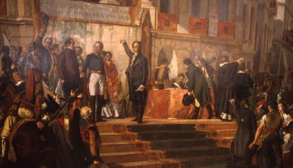 Junta de Cádiz, 1810, óleo sobre lienzo obra de Ramón Rodríguez Barcaza (1867). Museo de Cádiz.