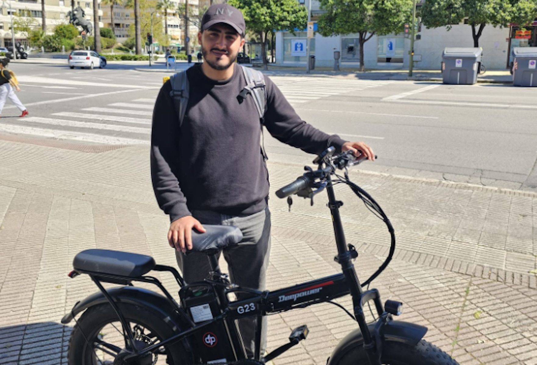 El repartidor de Glovo ya ha recuperado su bicicleta robada en Jerez.