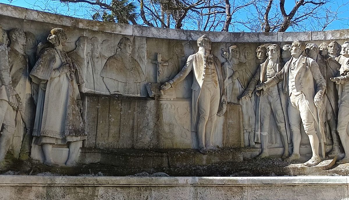Relieve de la Jura de la Constitución, detalle parte central. (1)