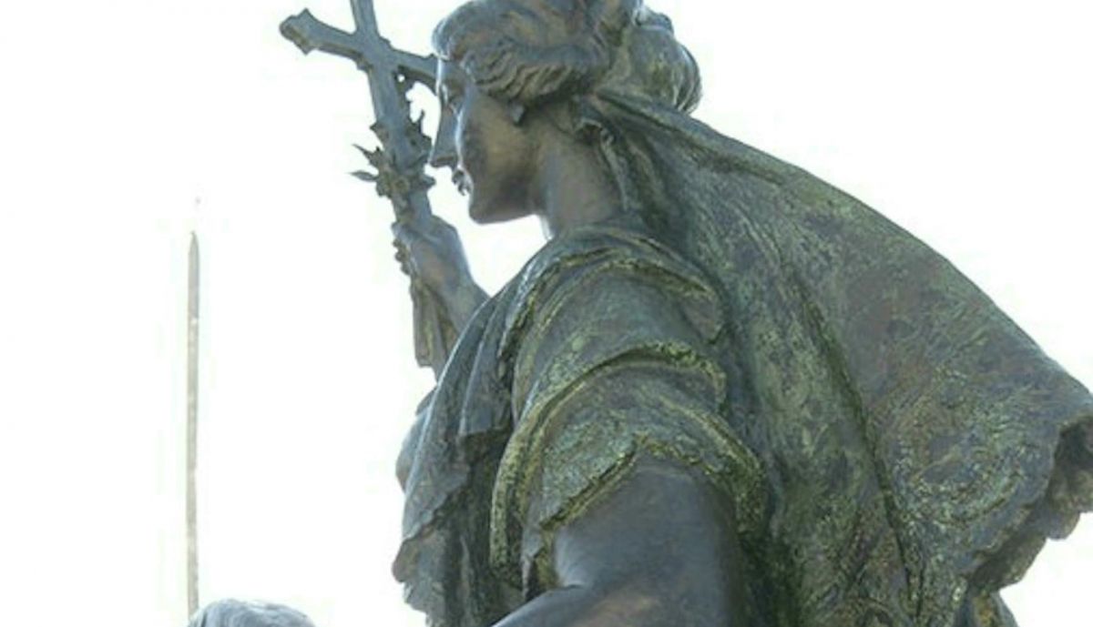 Detalle alegoría de la Paz, foto de Dédalo Bienes Culturales.