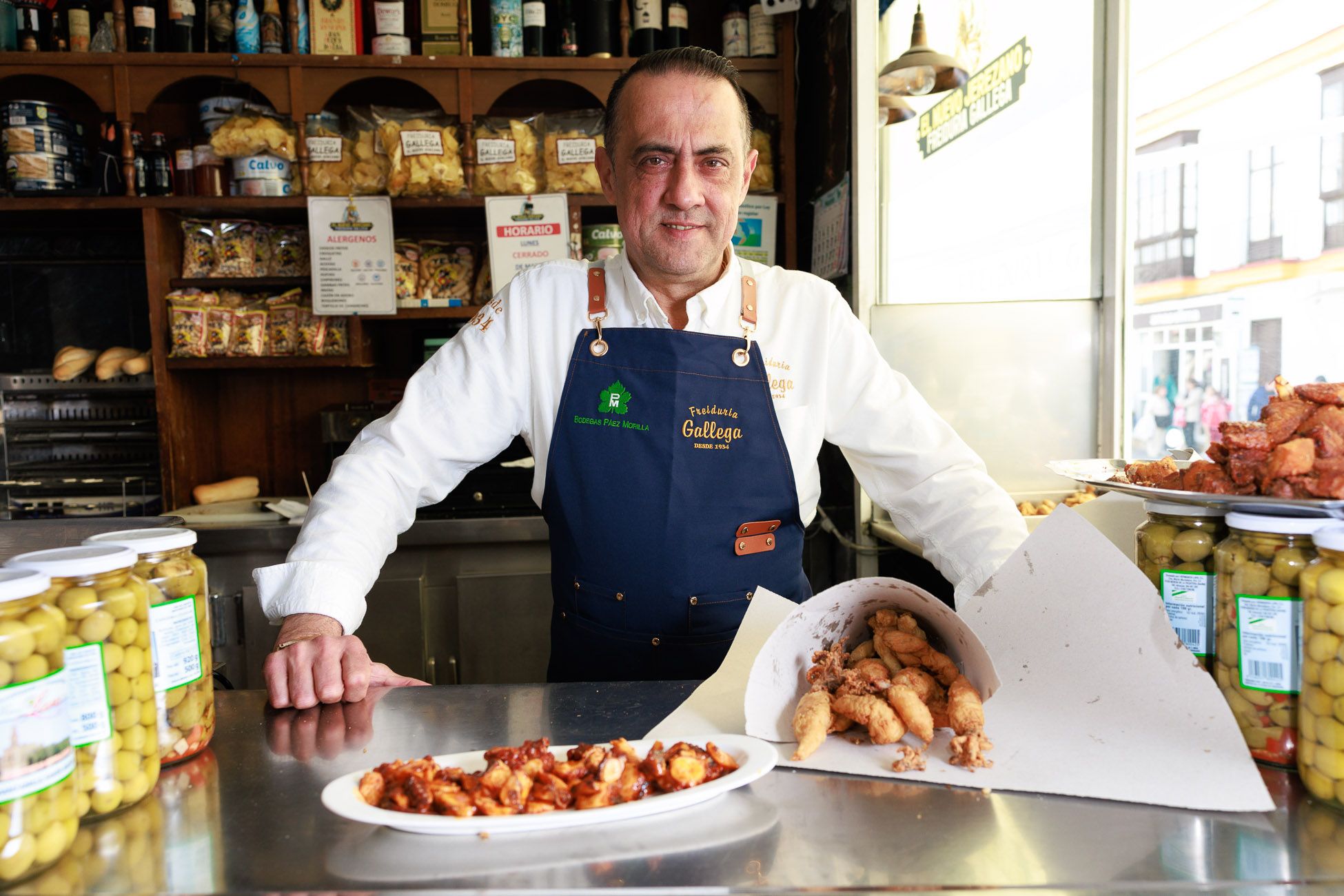 La freiduría de la calle Arcos, un clásico de Jerez. La freiduría de la calle Arcos, un clásico de Jerez.