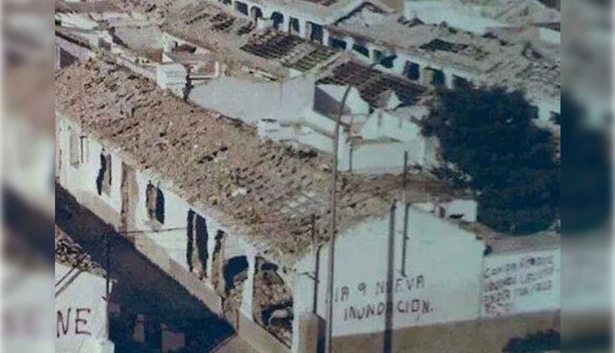 Así quedaron las 'casitas bajas' tras las inundaciones.