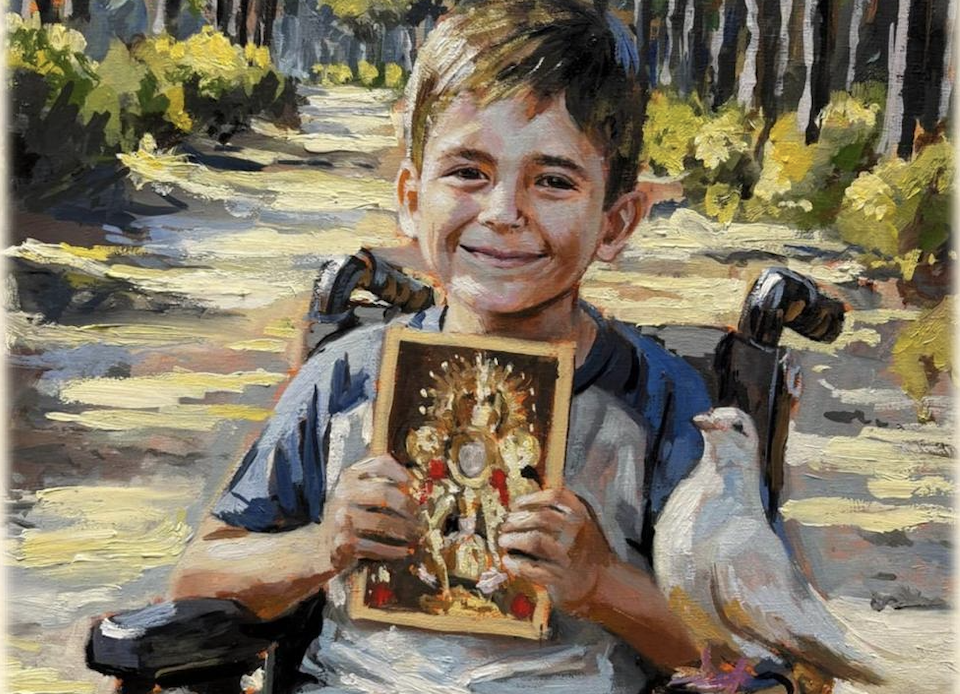 Imagen central del cartel que convoca el camino sin barreras. 