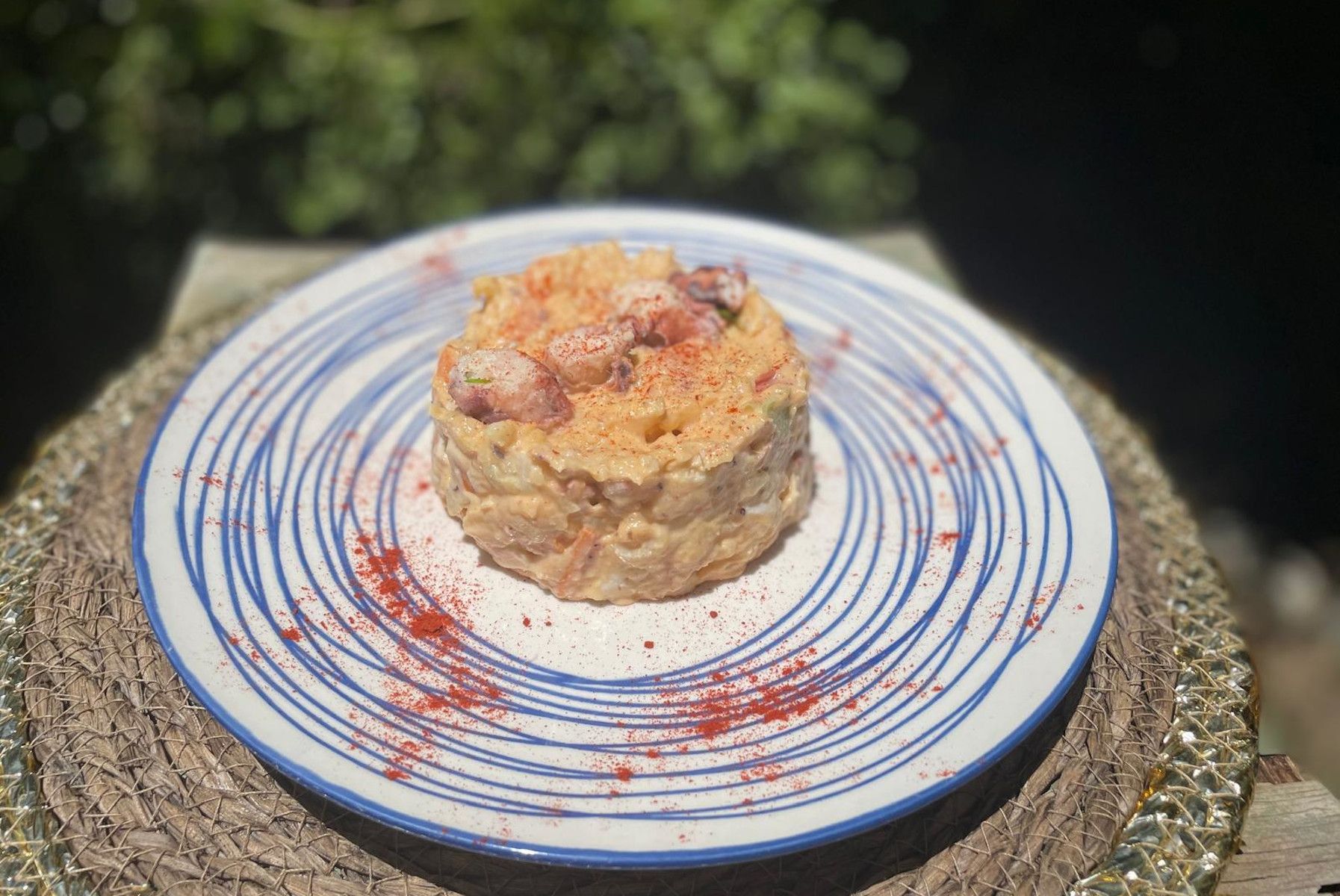 Ensaladilla de pulpo.