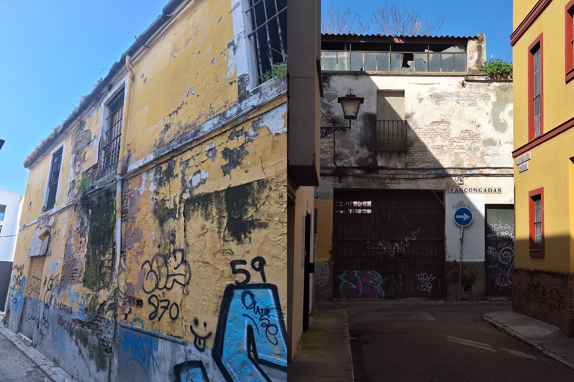 Las parcelas municipales en calle Vascongadas.