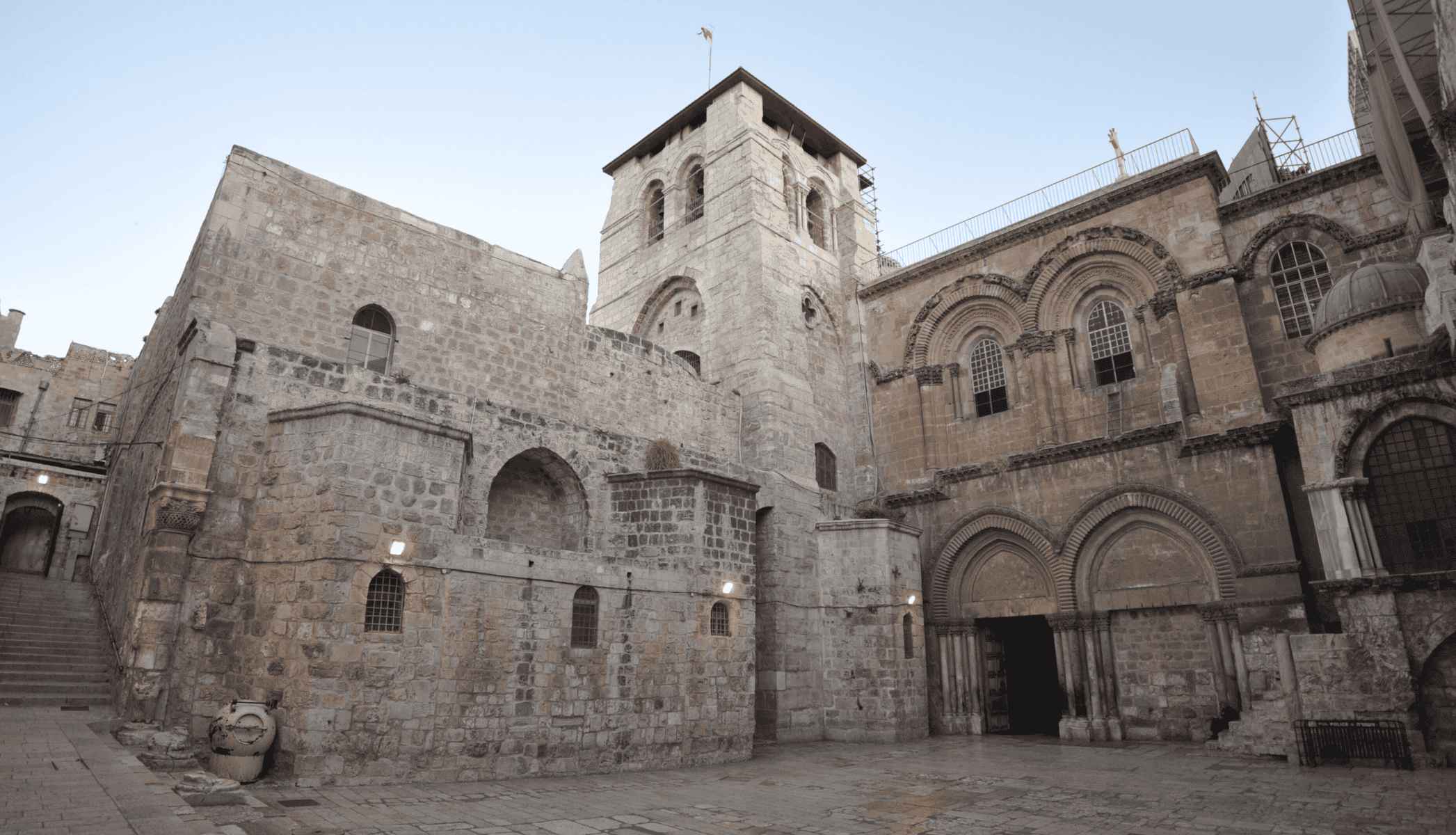 La iglesia del Santo Sepulcro, en Jerusalén.