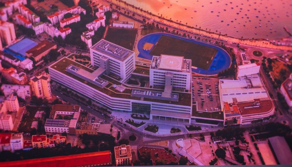 Proyección del nuevo hospital de Cádiz.