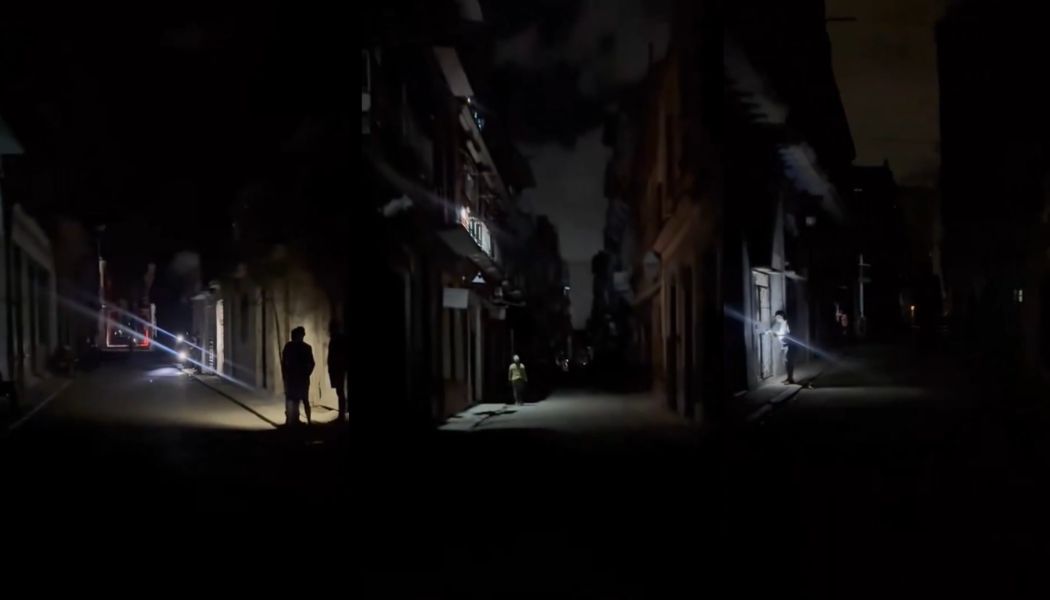 Segundo apagón en una semana en las calles de Cuba