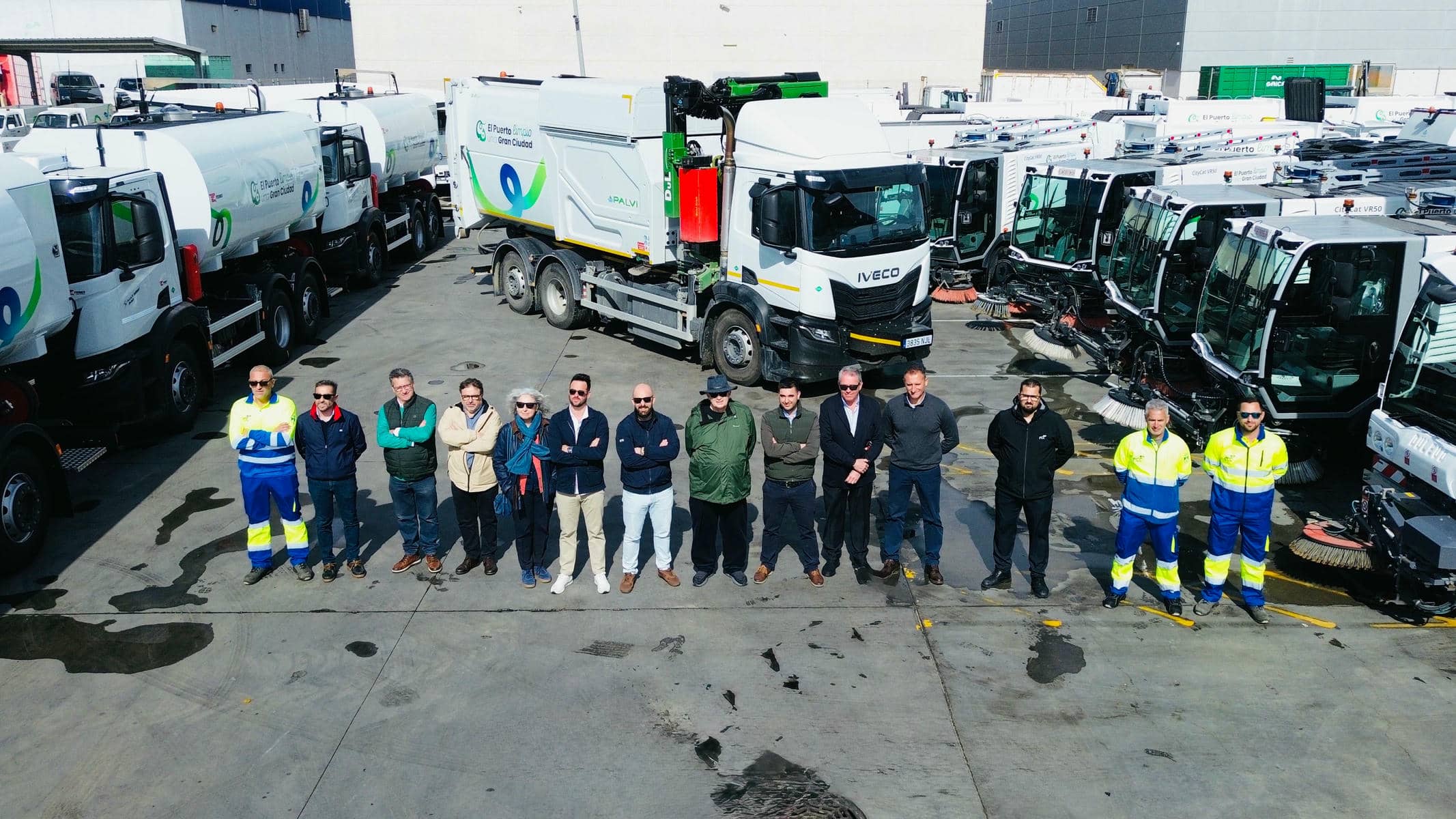 La presentación de los nuevos vehículos de limpieza de El Puerto. La presentación de los nuevos vehículos de limpieza de El Puerto.