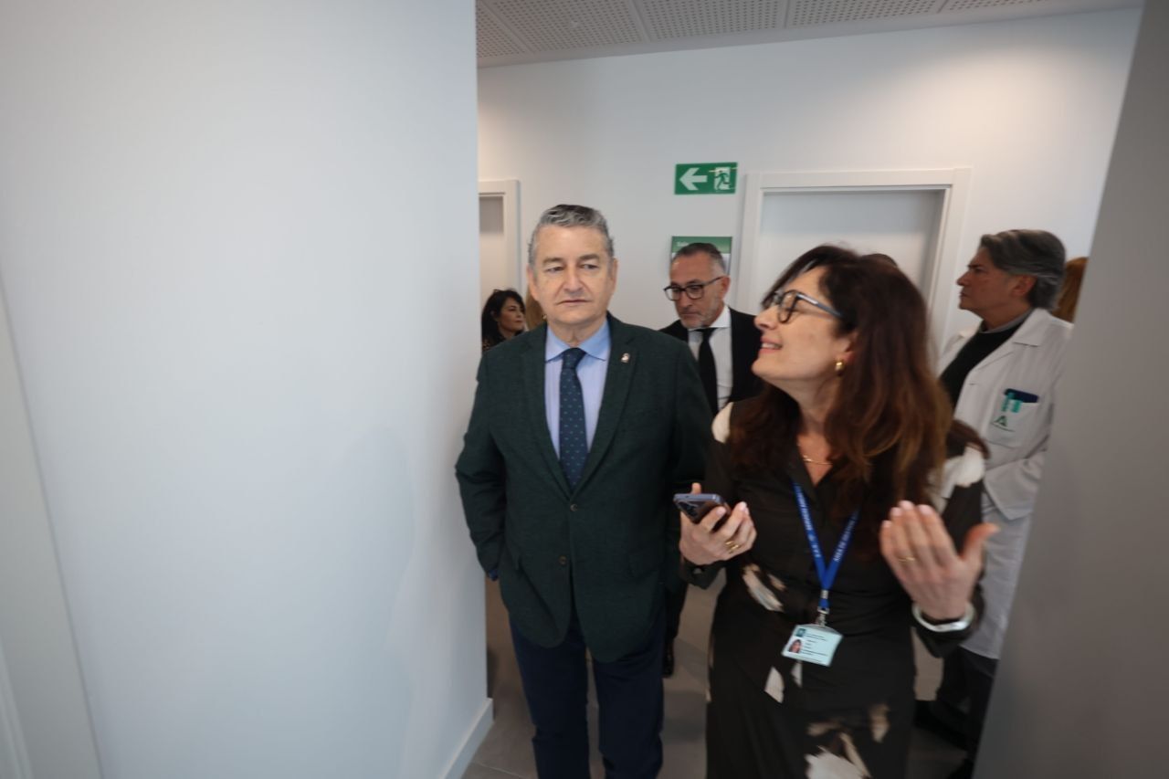 Antonio Sanz, consejero de Sanidad, este lunes en Jerez. Antonio Sanz, consejero de Sanidad, este lunes en Jerez.