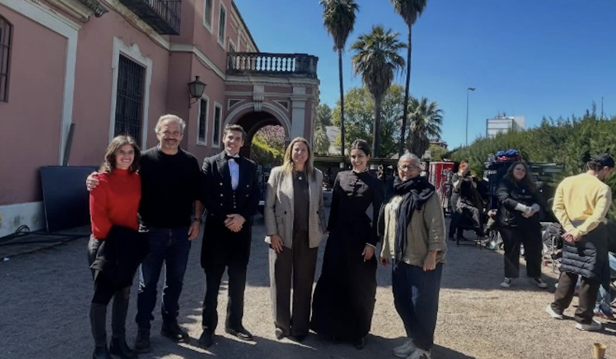 La grabación de 'La edad de la inocencia' en Sevilla, uno de los puntos junto al Campo de Gibraltar y Málaga elegidos por Netflix.