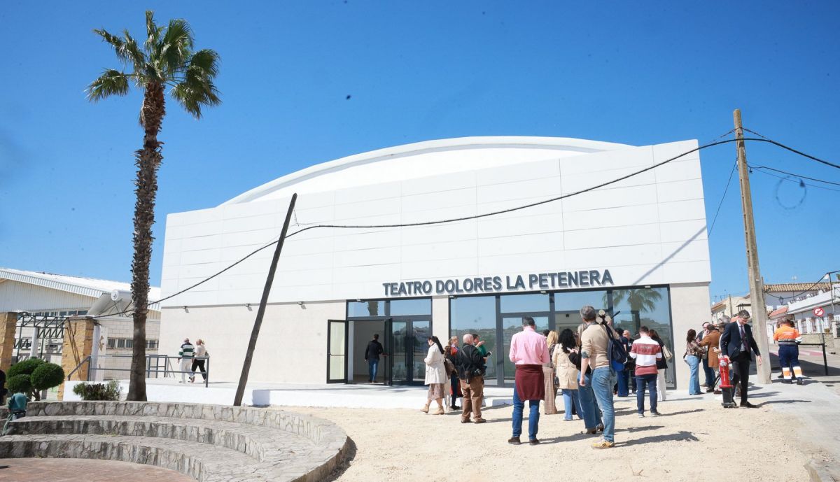 Inauguracion Teatro Dolores la Petenera Paterna de Rivera , Andres Clavijo , Presidenta Diputacion Almudena Martinez , Andres Diaz 22