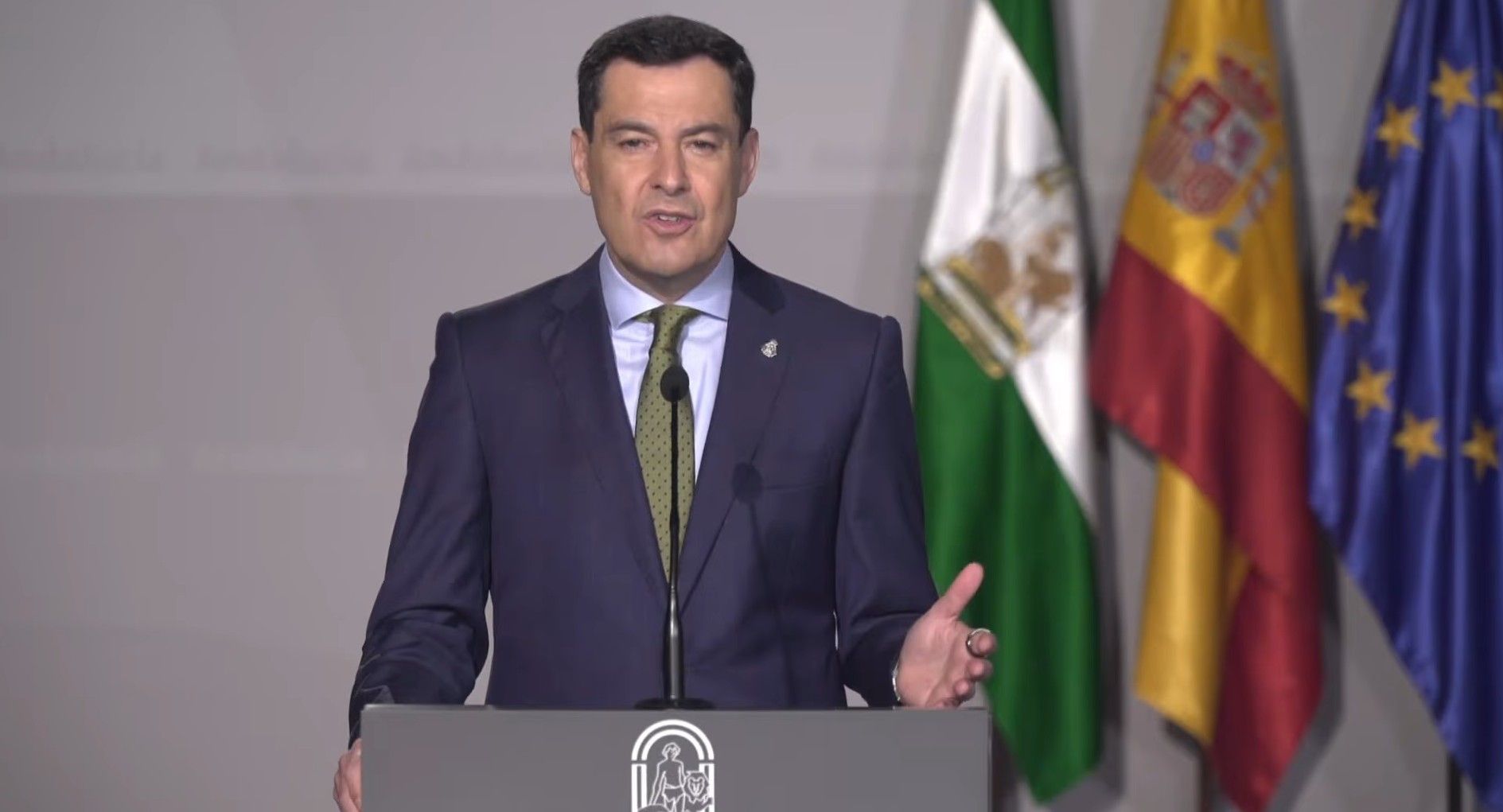 Juanma Moreno anuncia las elecciones para el 17 de mayo.