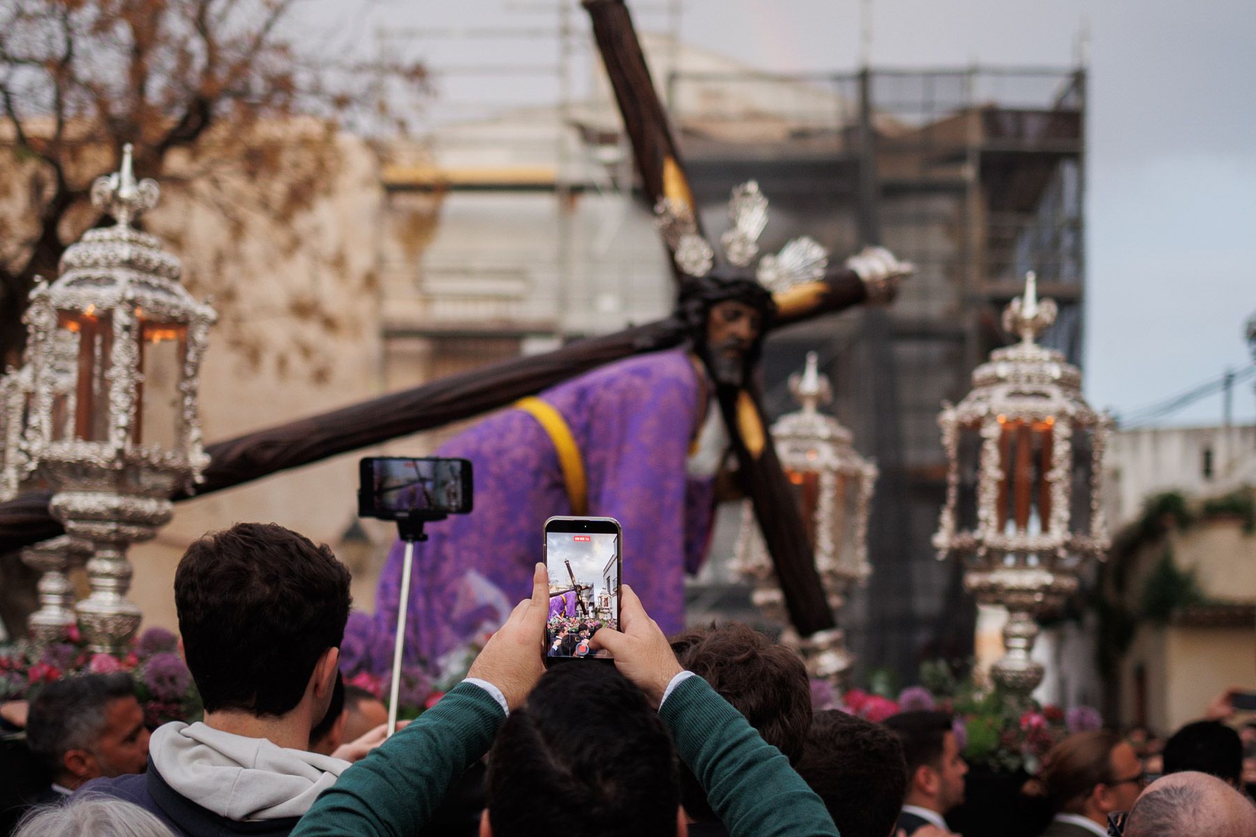 Padre Jesús de las Tres Caídas, en su reciente traslado. Padre Jesús de las Tres Caídas, en su reciente traslado.