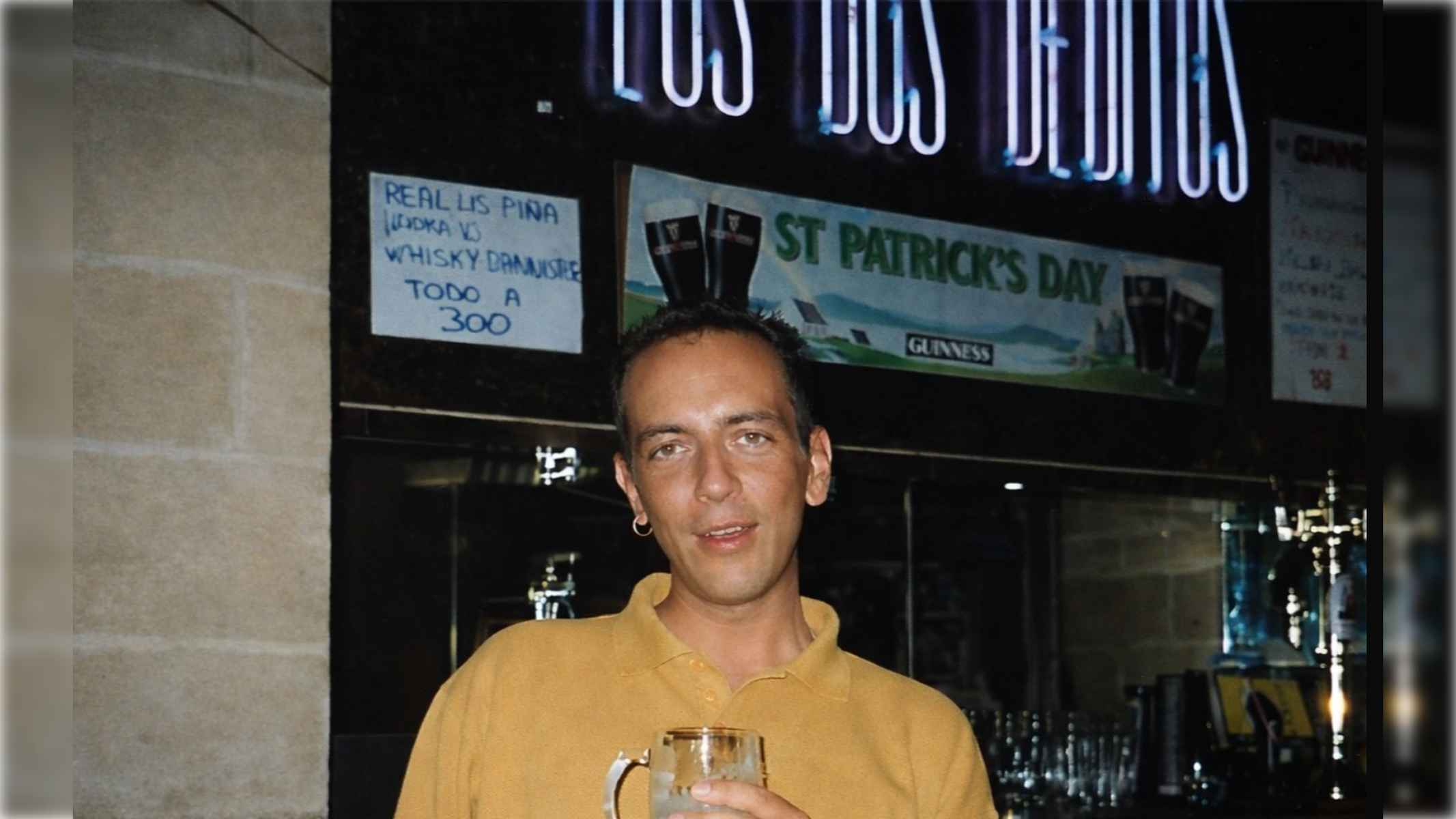 Manuel Torres, Manolito, en una imagen de joven en Los Dos Deditos.